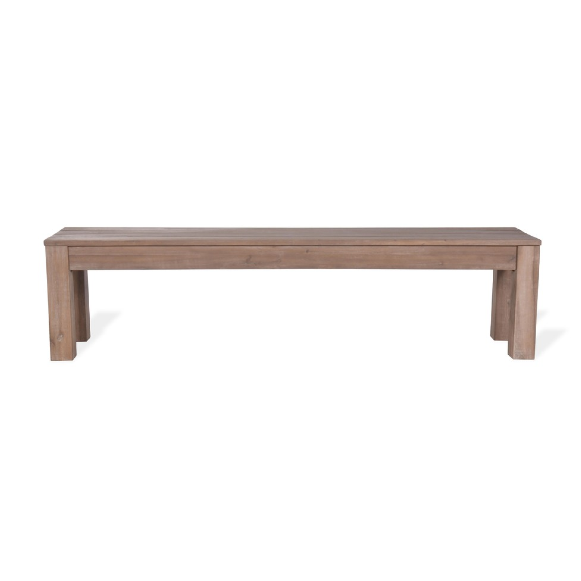 Porthallow Outdoor Bench – Natural Acacia
