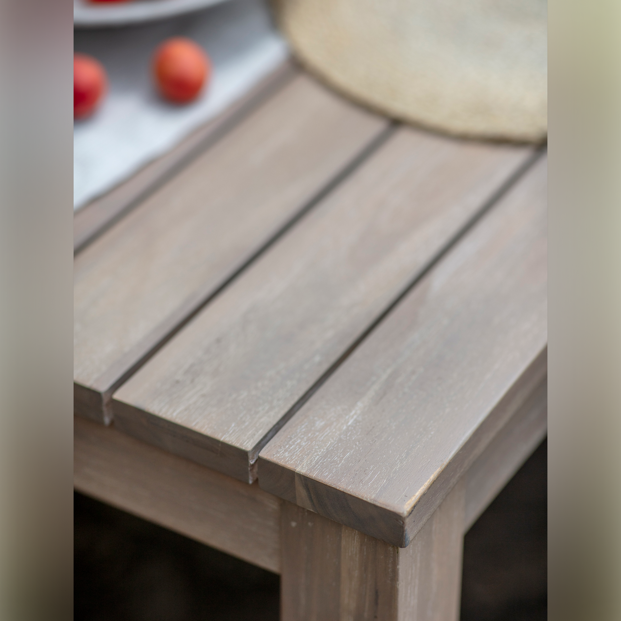 Porthallow Outdoor Dining Table – Natural Acacia