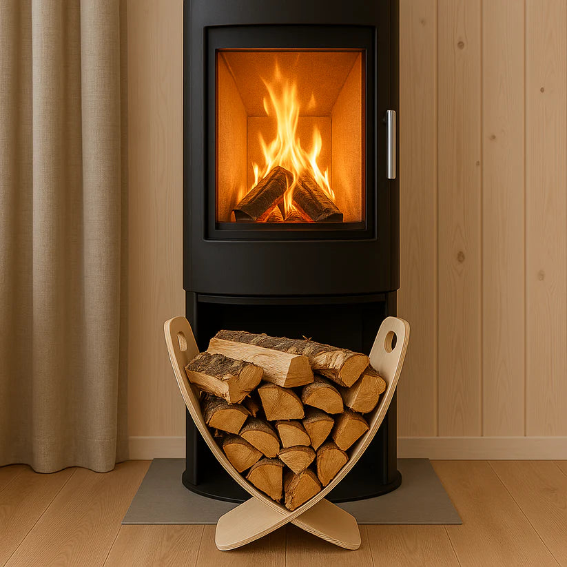 Nordic Embers FSC® Birch Plywood Firewood Stand
