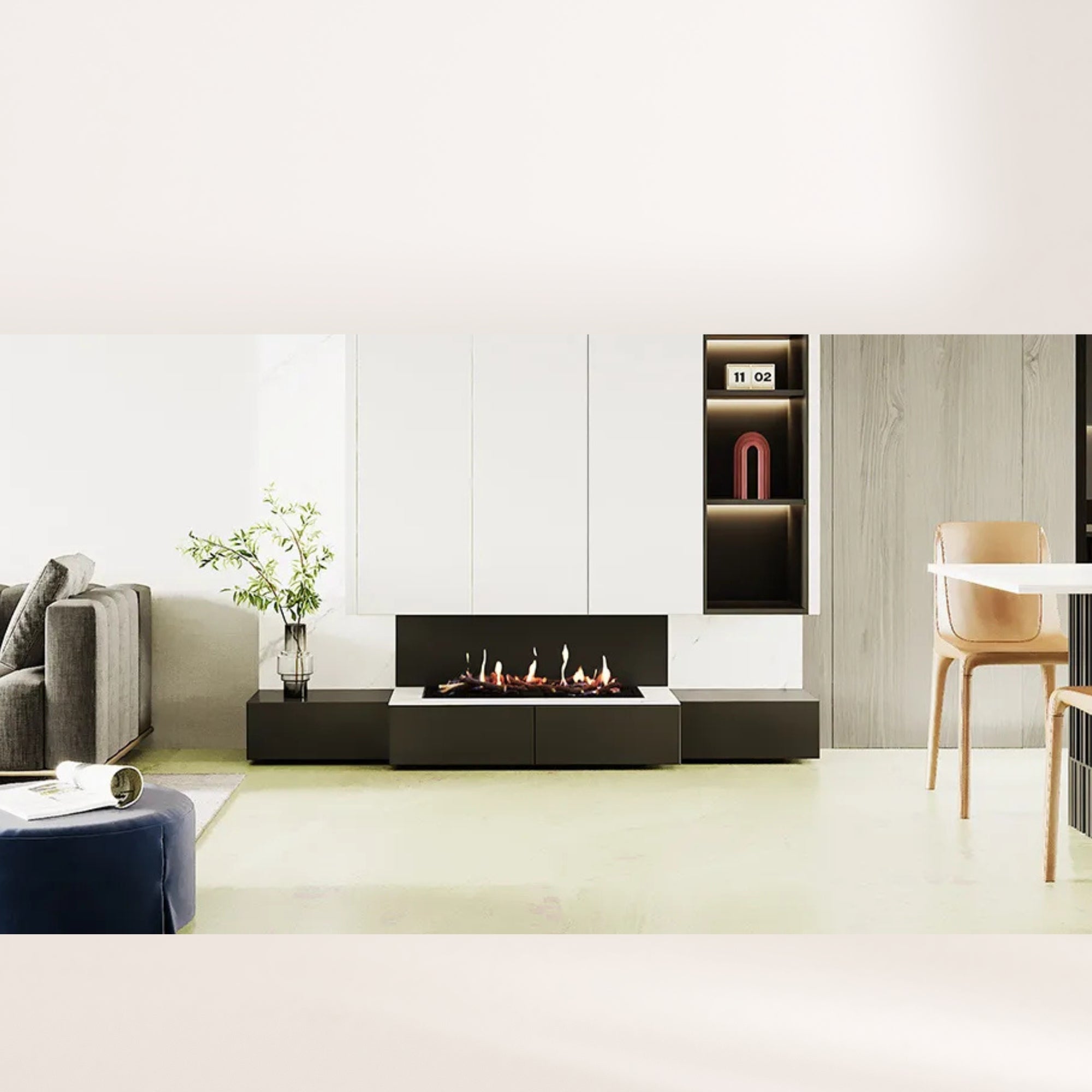 Italkero Focus Indoor Built-In Gas Fire Insert