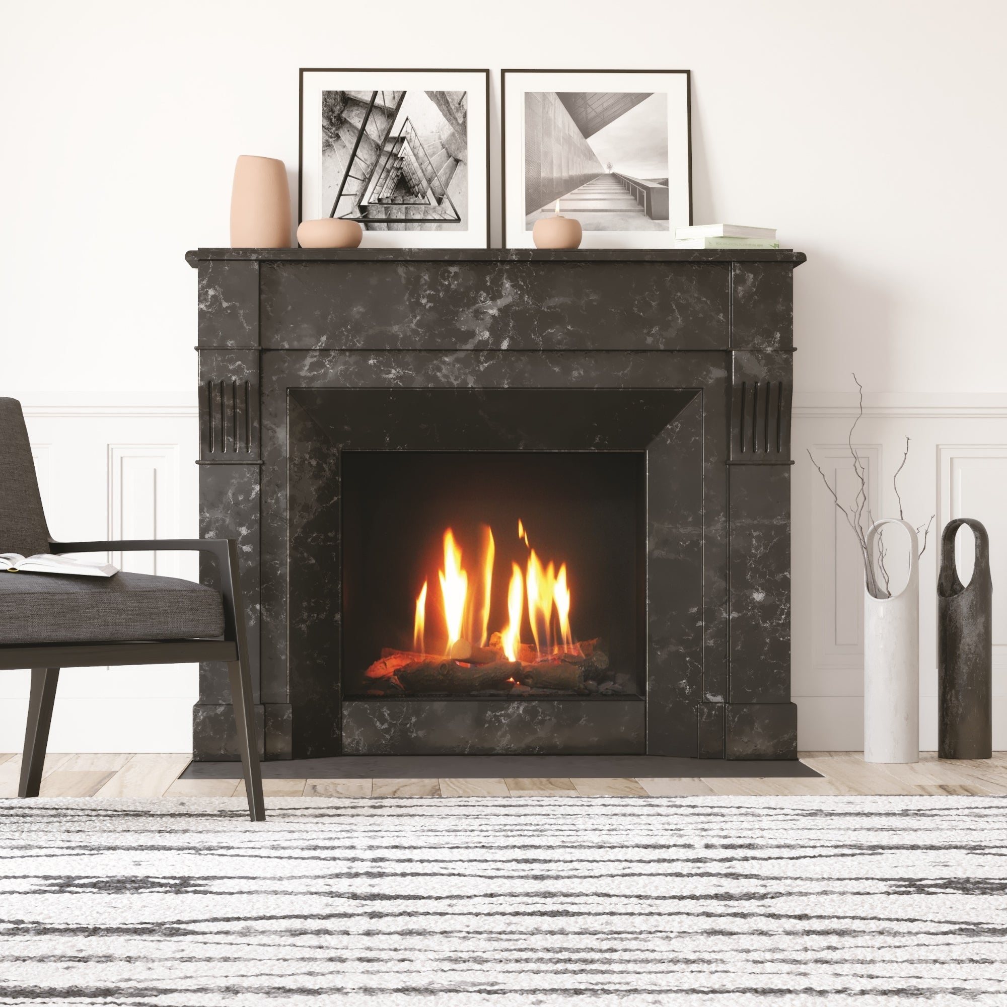 Italkero Focus Indoor Built-In Gas Fire Insert