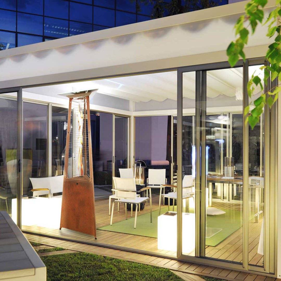 Italkero Falò EVO Outdoor Gas Fire – Full Corten Steel