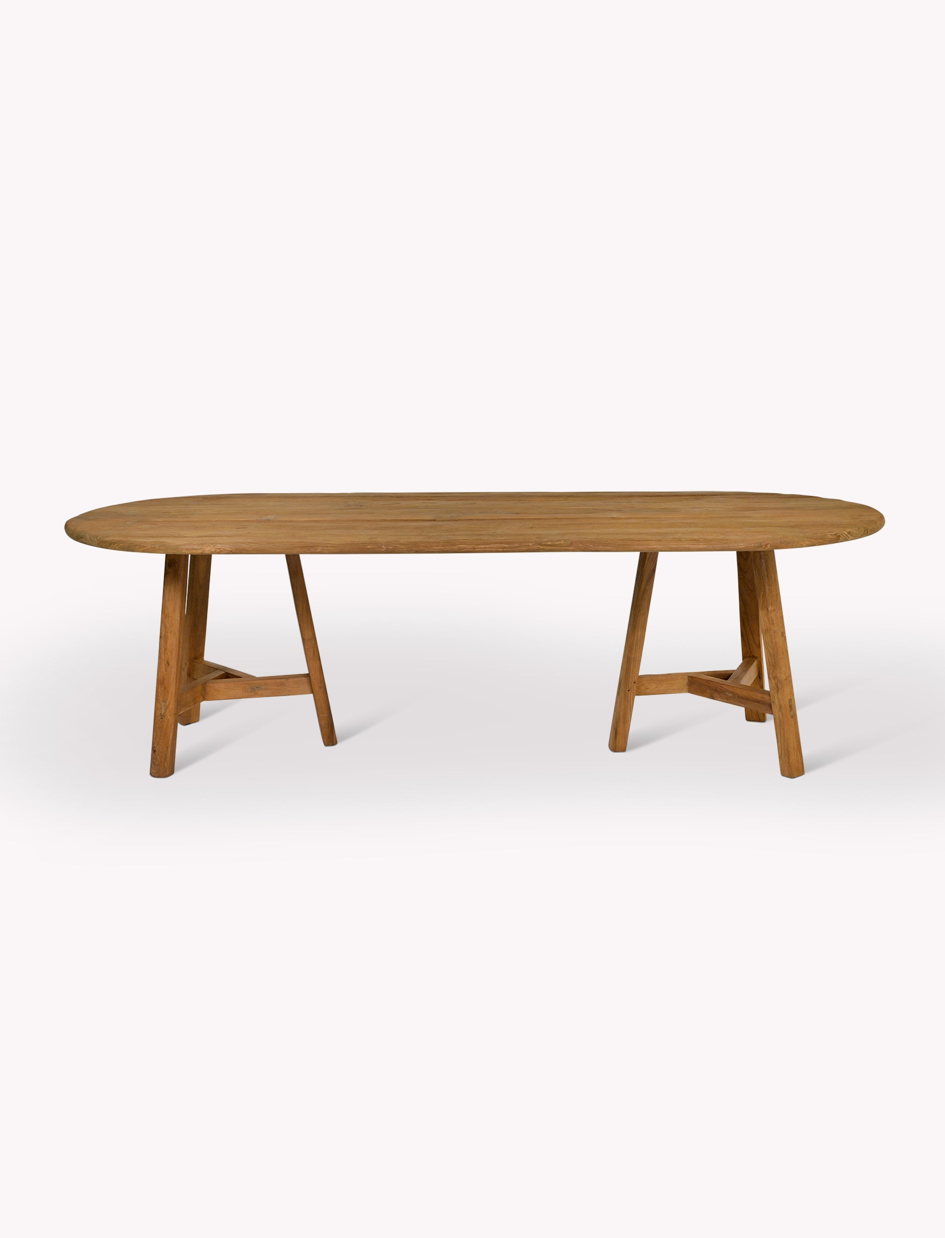 Hawthorne Oval Teak Dining Table – Indoor/Outdoor