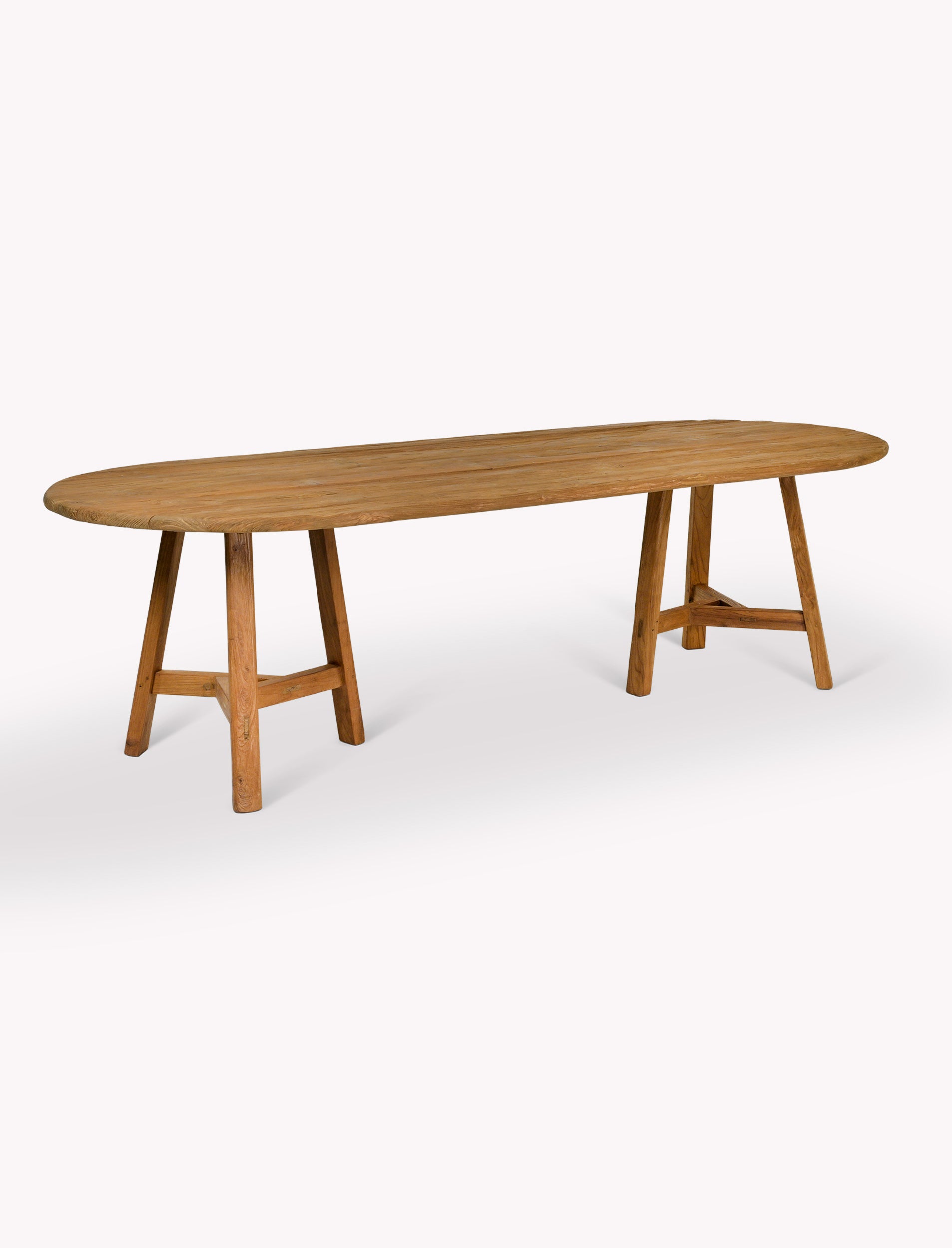 Hawthorne Oval Teak Dining Table – Indoor/Outdoor