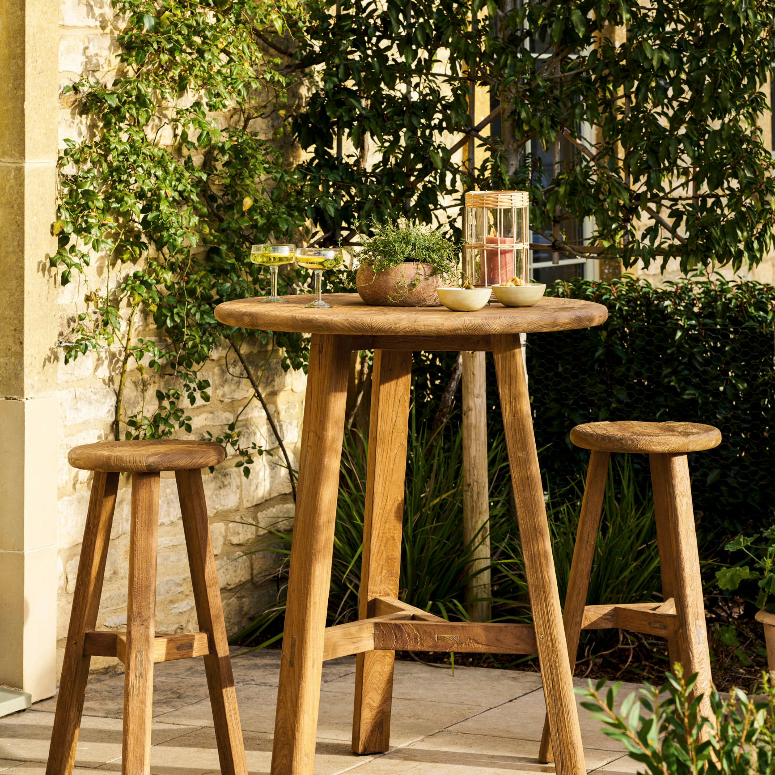 Hawthorne Bar Table – Reclaimed Teak, Natural