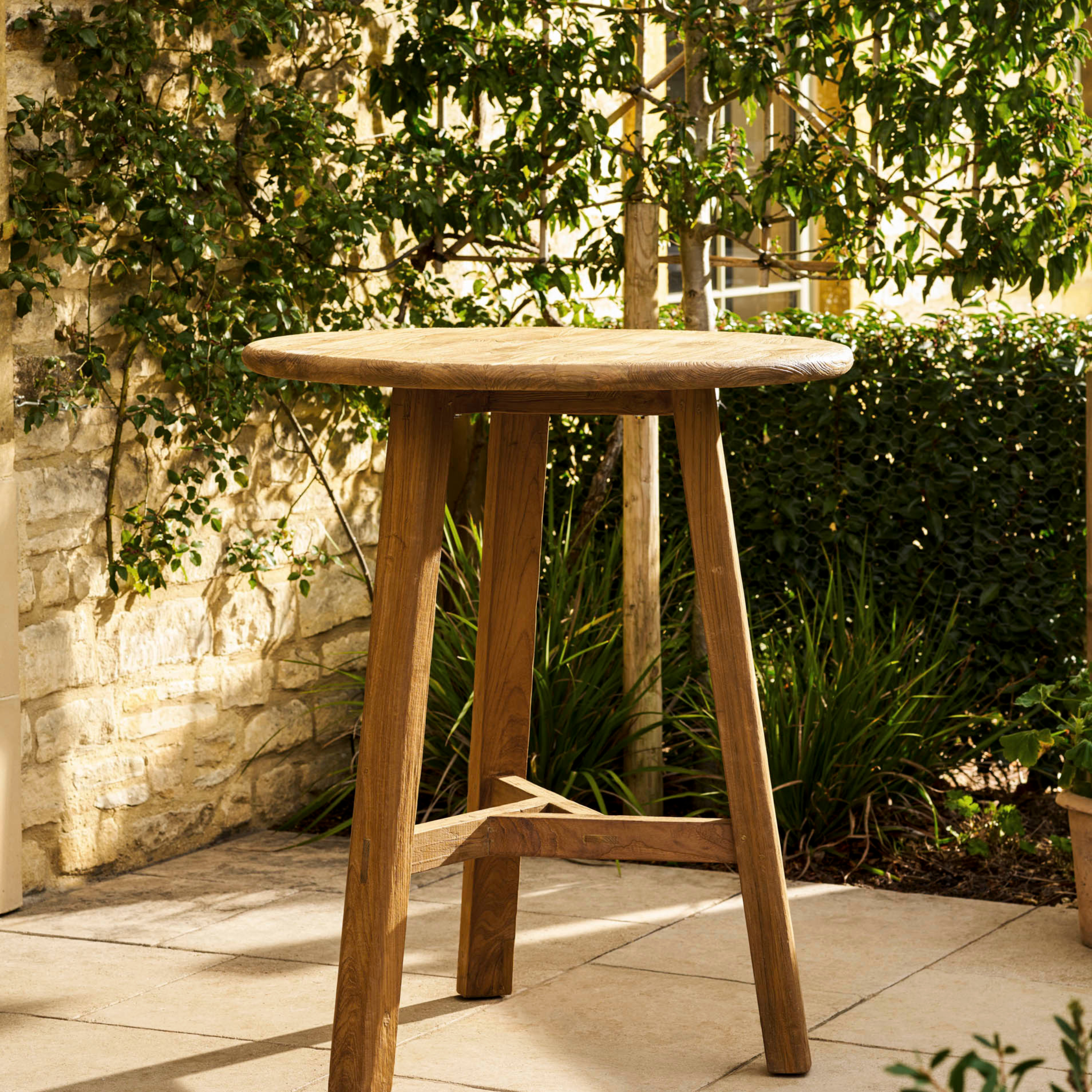 Hawthorne Bar Table – Reclaimed Teak, Natural