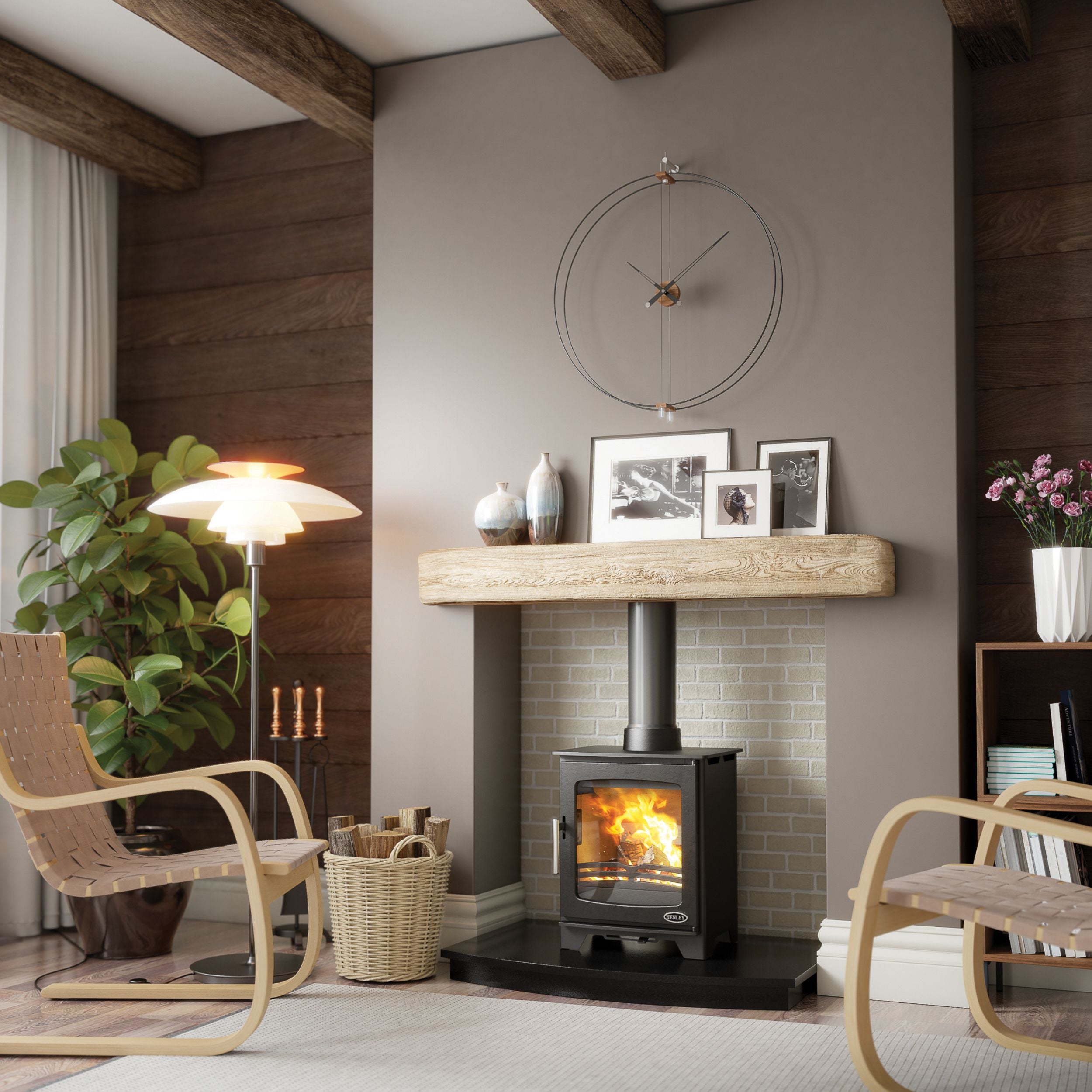 Henley Hazelwood Compact 5kW Wood Burning Stove
