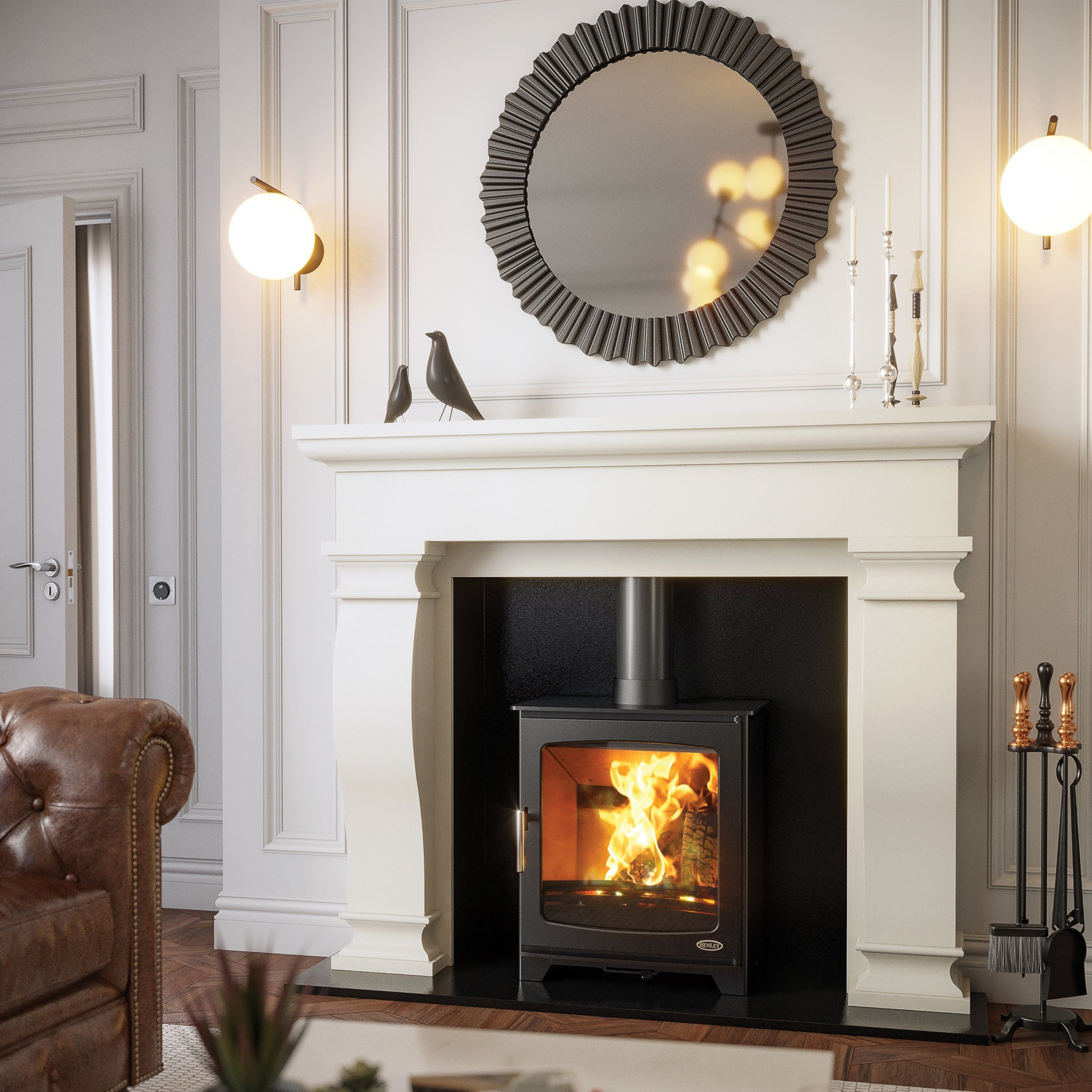 Henley Hazelwood Landscape 5kW Wood Burning Stove