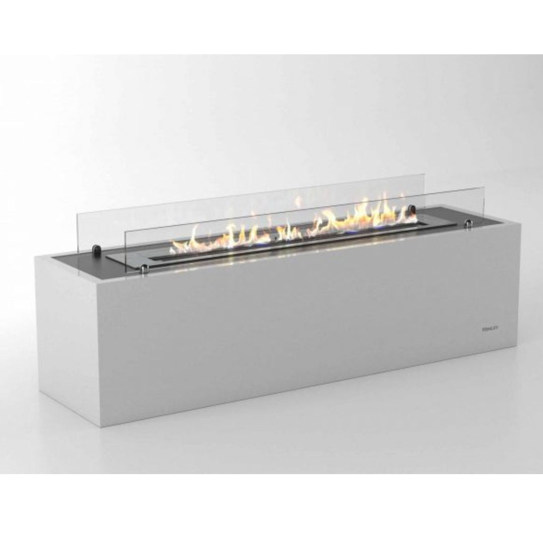 Henley Mist Freestanding Bioethanol Fire – White