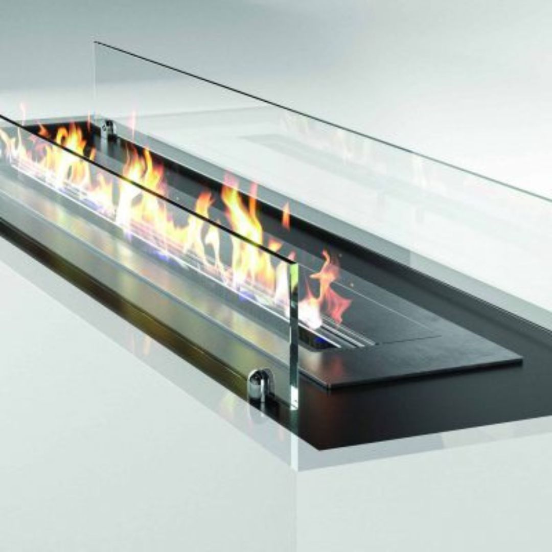 Henley Mist Freestanding Bioethanol Fire – White
