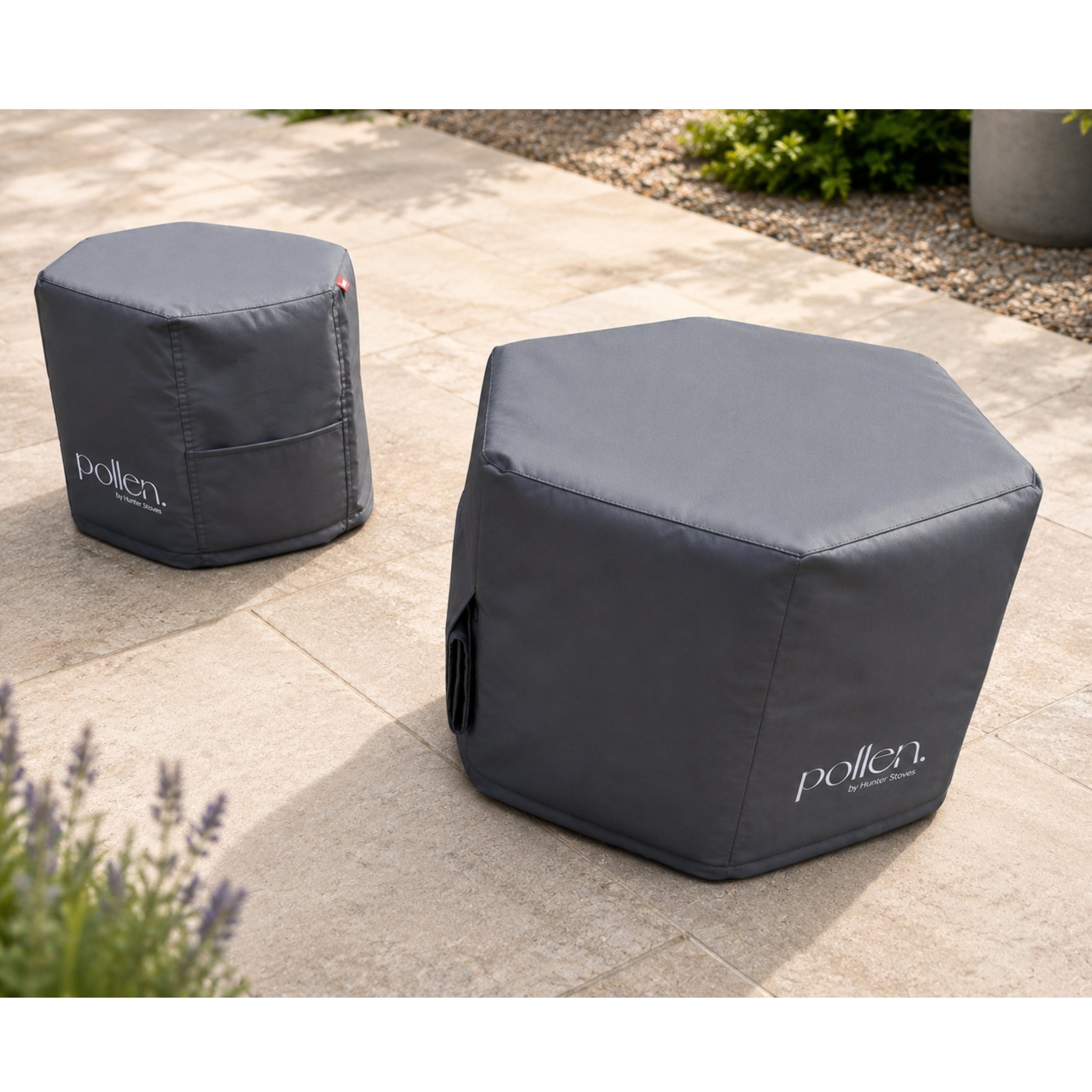 Pollen Hex Smokeless Fire Pit Table Protective Cover