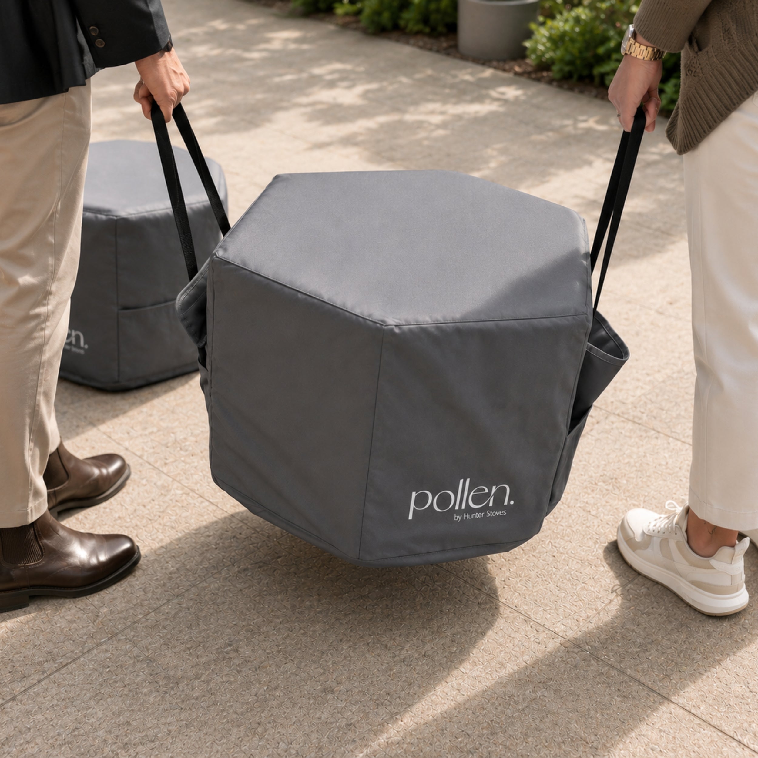 Pollen Hex Smokeless Fire Pit Table Protective Cover