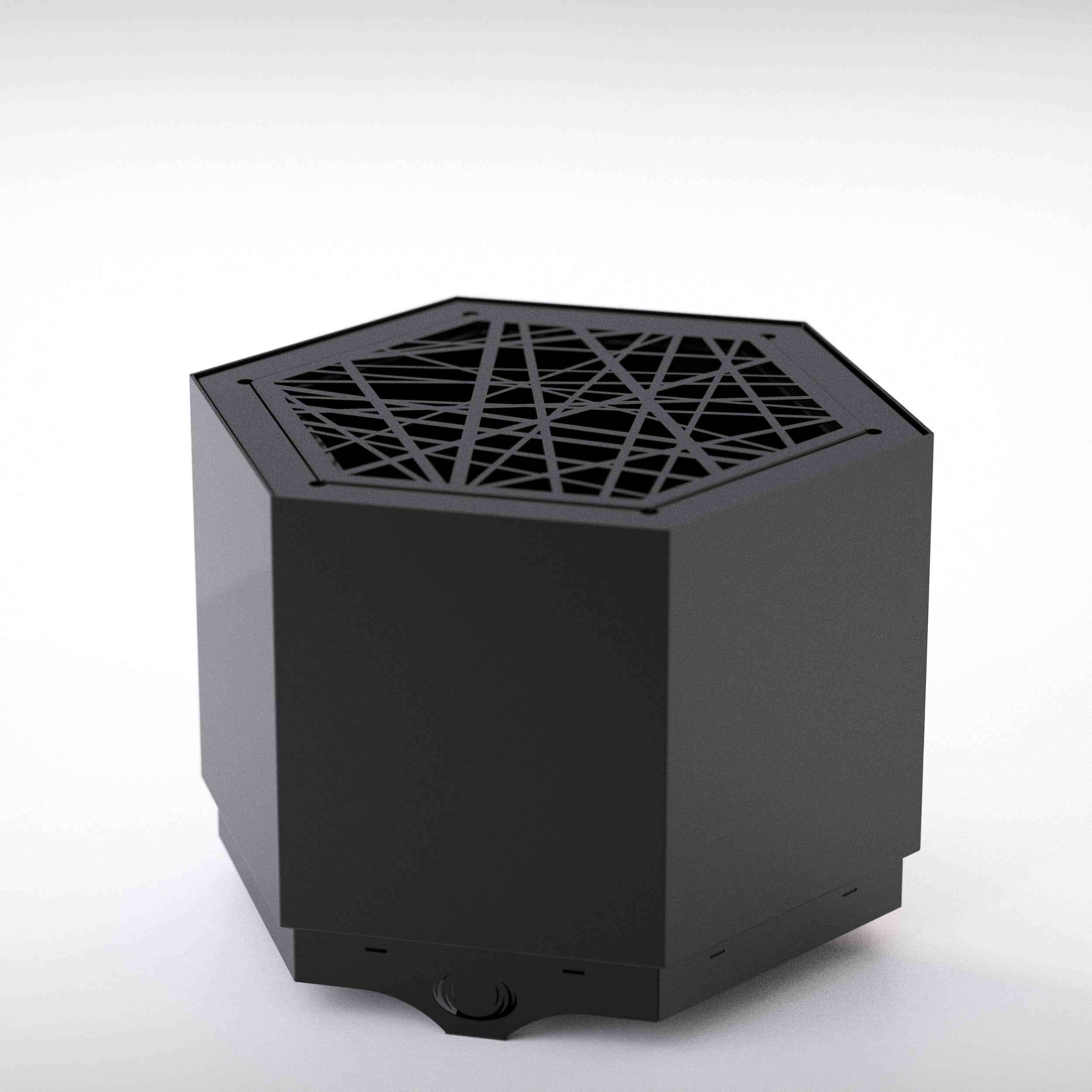 Pollen Hex Smokeless Fire Pit Table – Wood-Burning