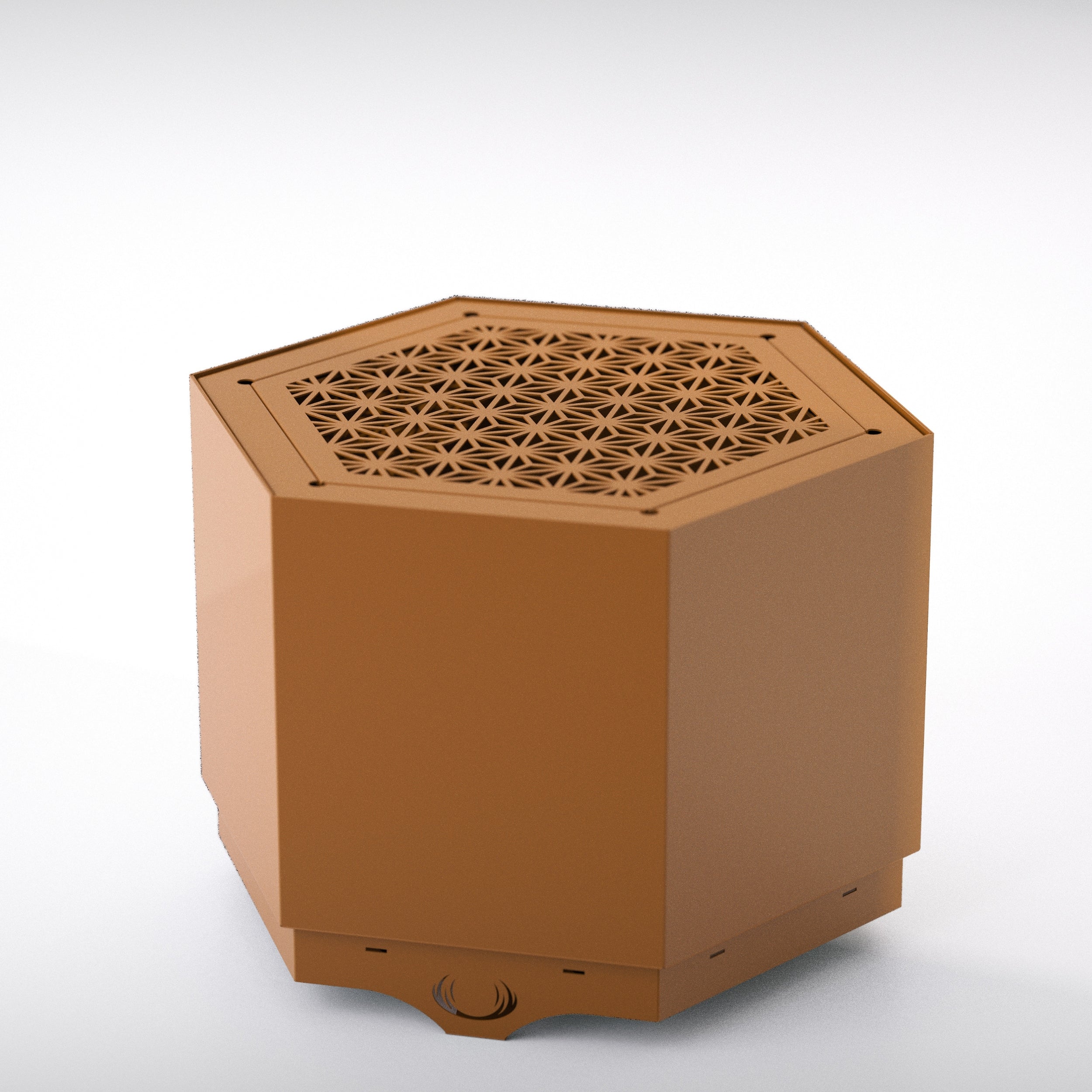Pollen Hex Smokeless Fire Pit Table – Wood-Burning