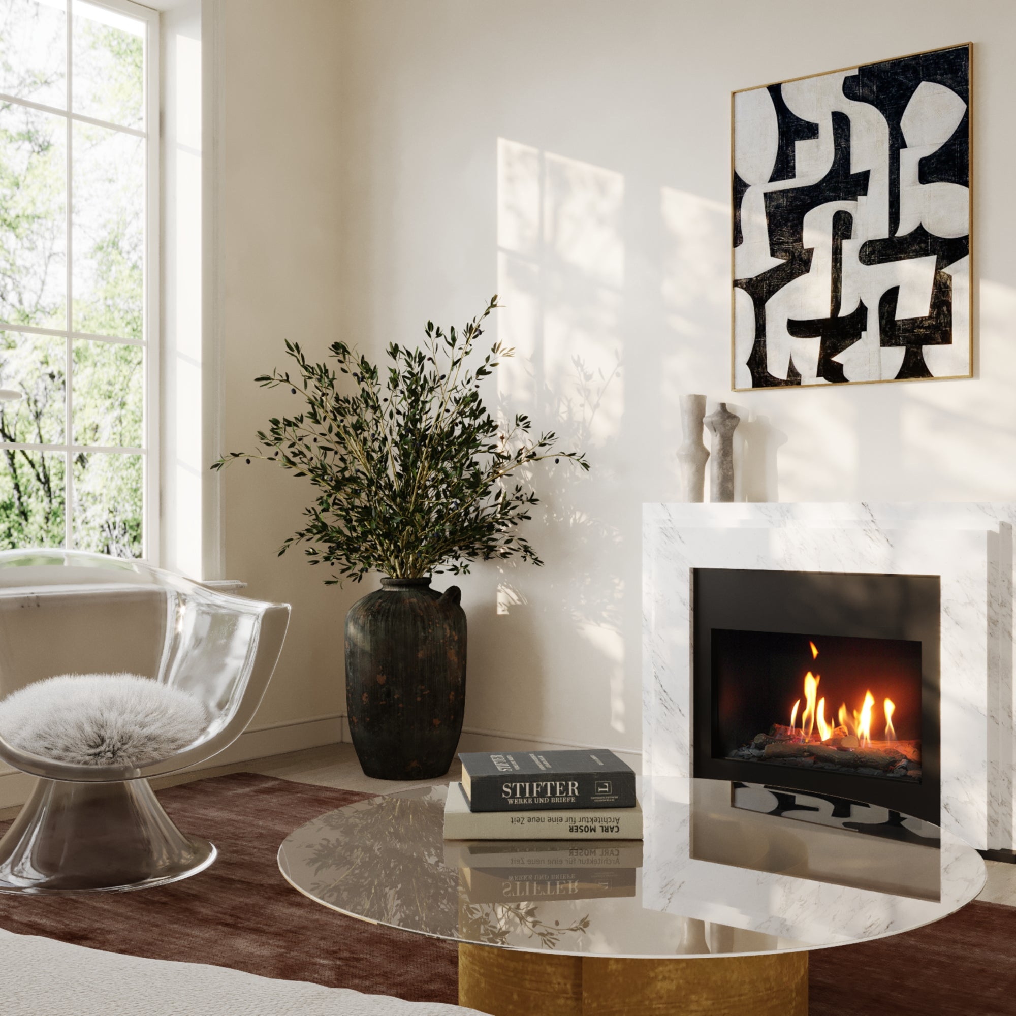 Italkero Focus Indoor Built-In Gas Fire Insert