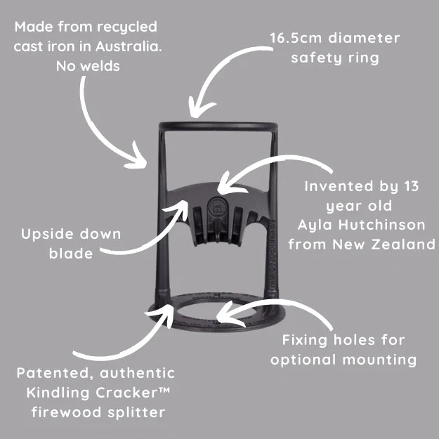 Kindling Cracker Cast Iron Firewood Splitter