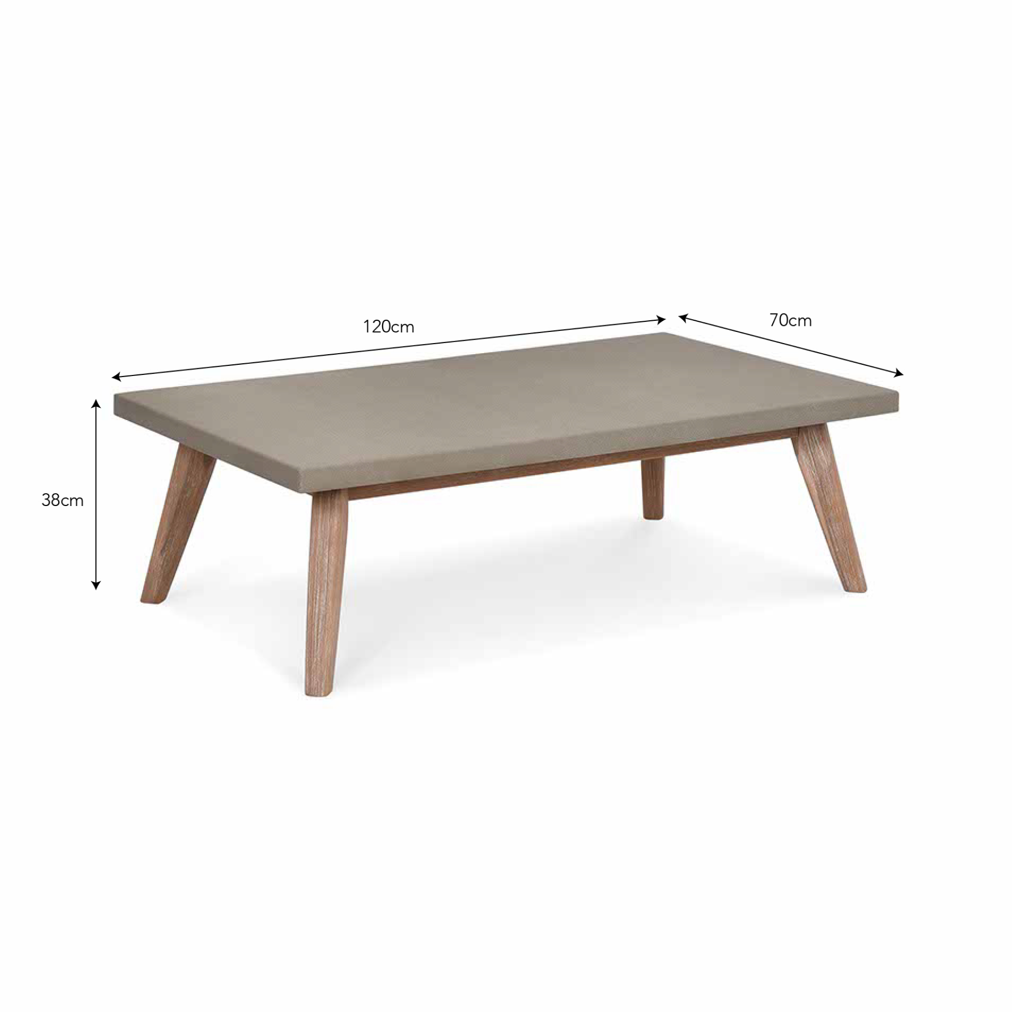 Lynton Rectangular Coffee Table – Grey