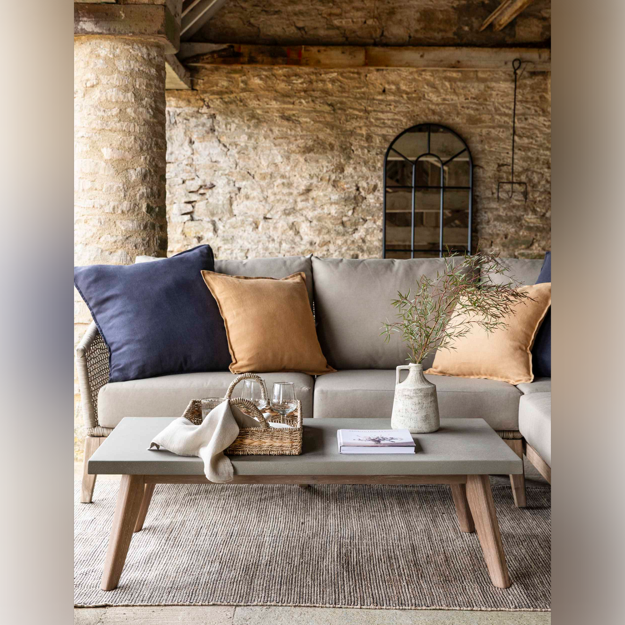 Lynton Rectangular Coffee Table – Grey