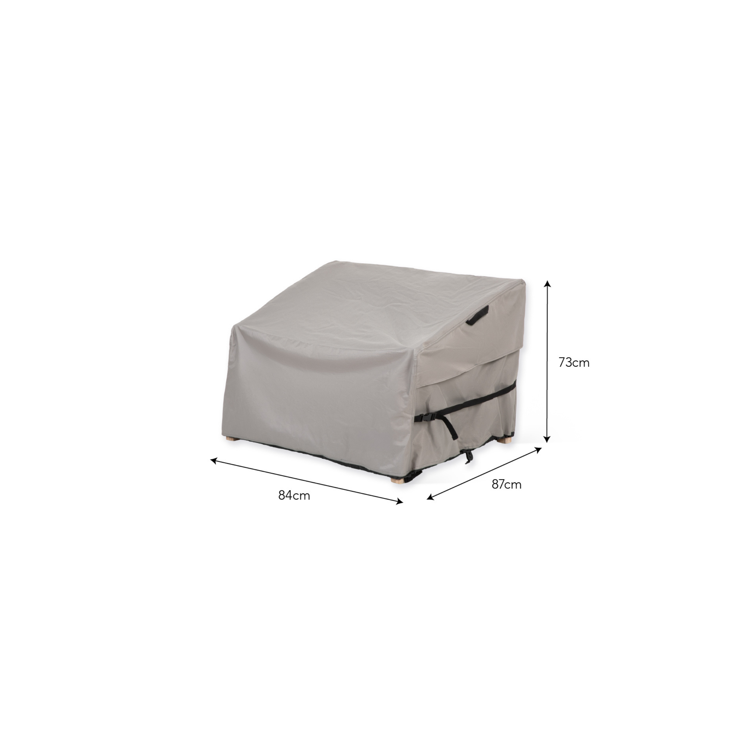 Lynton Armchair Furniture Cover – Grey PVC
