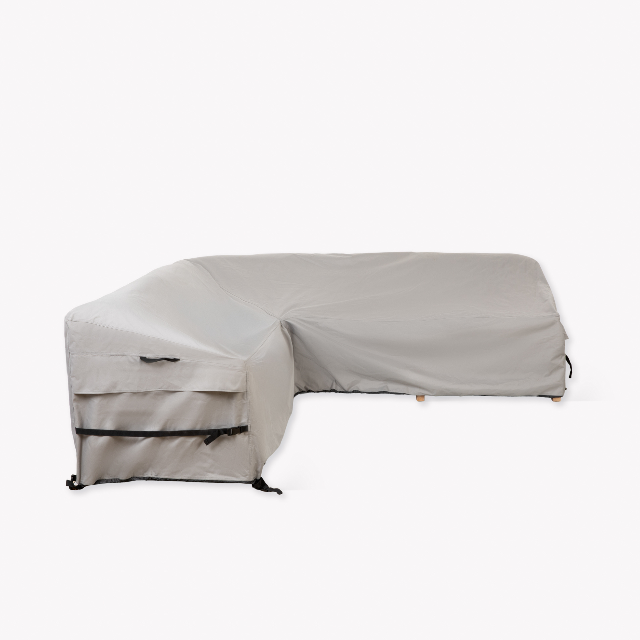 Lynton Corner Sofa Furniture Cover – Grey PVC