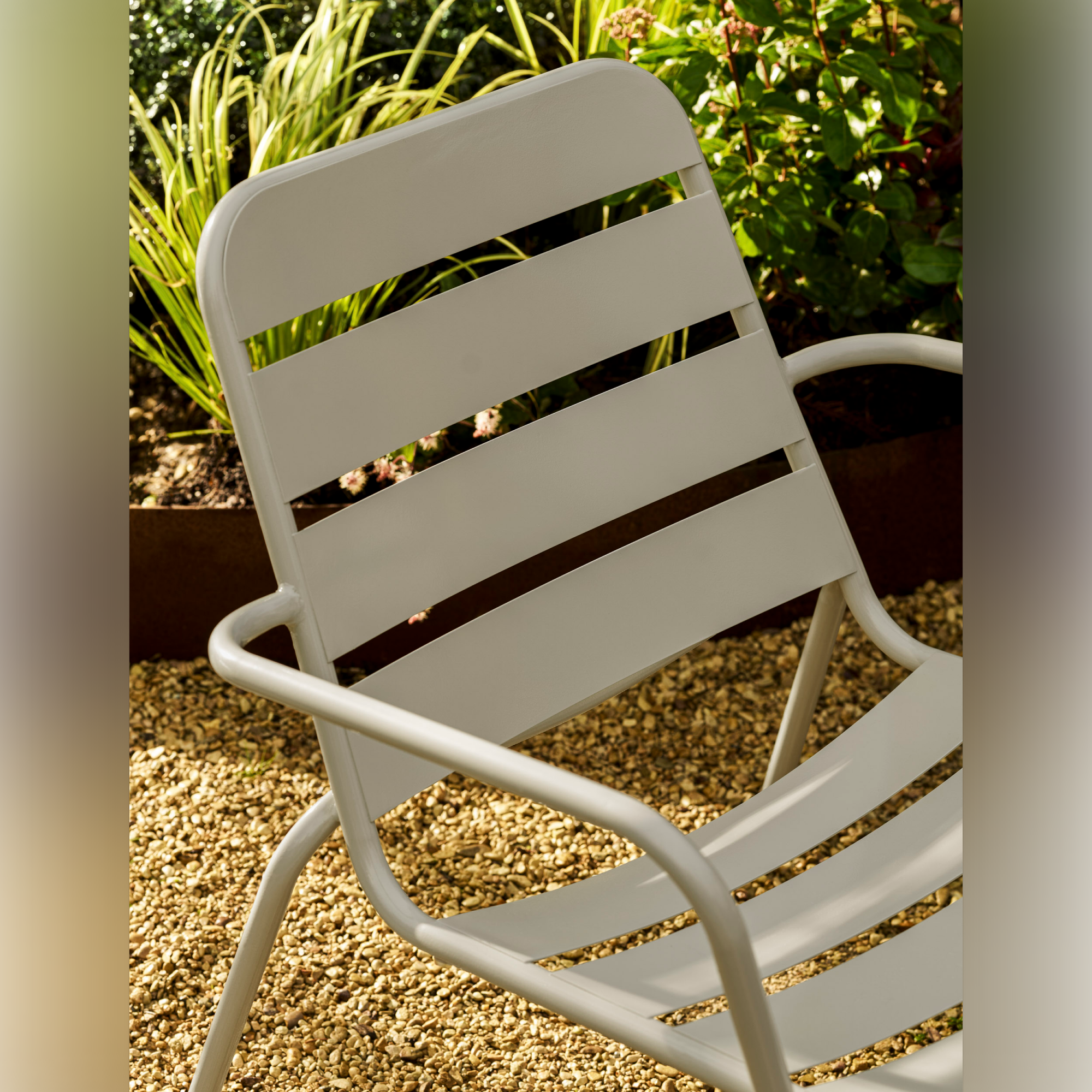 Newbridge Outdoor Armchair Bistro Set – Powder Coated Steel