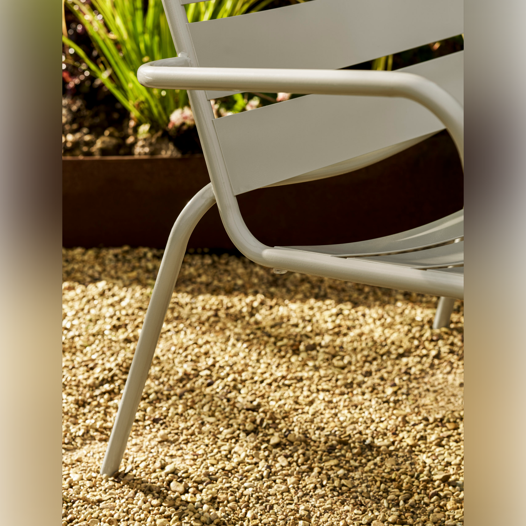 Newbridge Outdoor Armchair Bistro Set – Powder Coated Steel