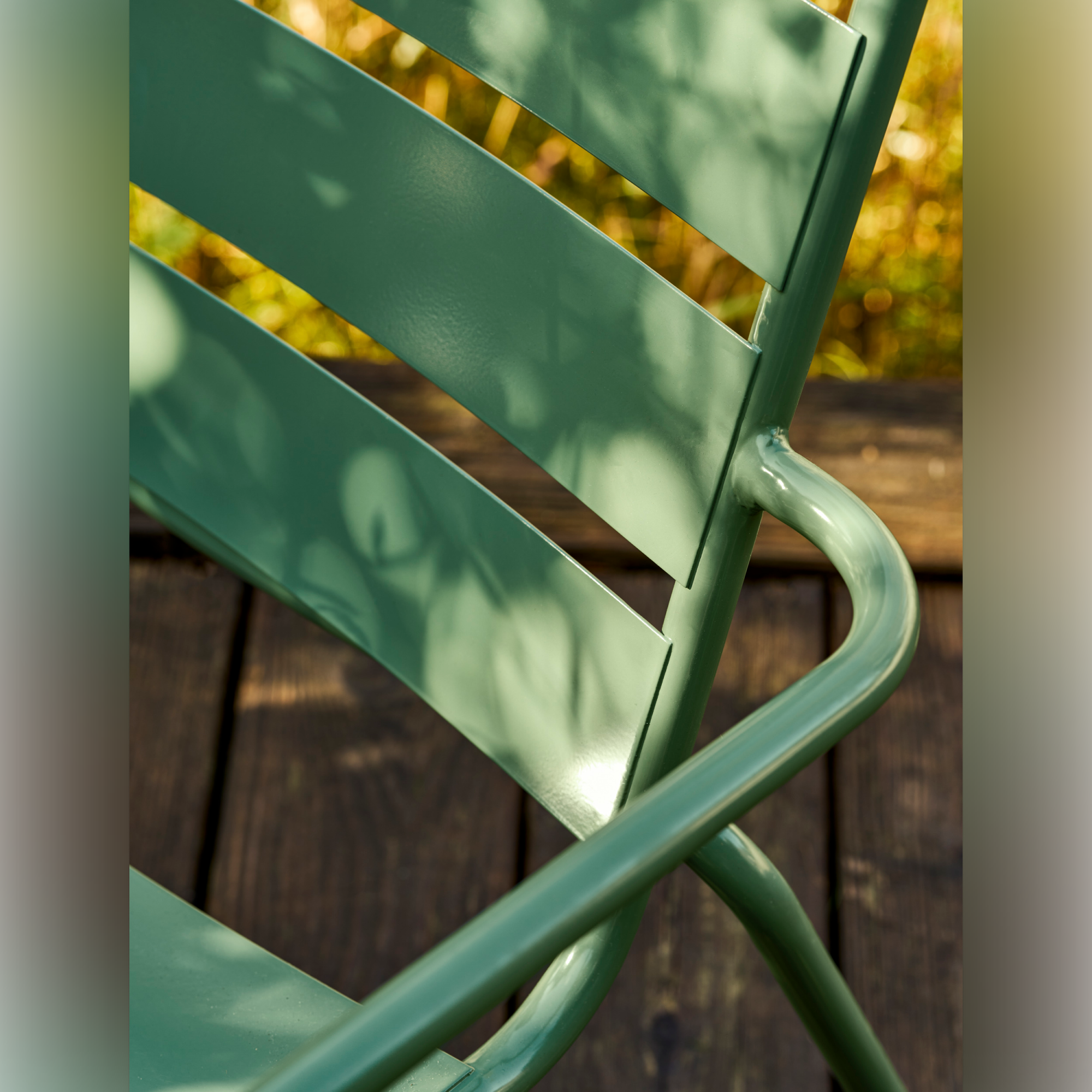 Newbridge Outdoor Armchair Bistro Set – Powder Coated Steel