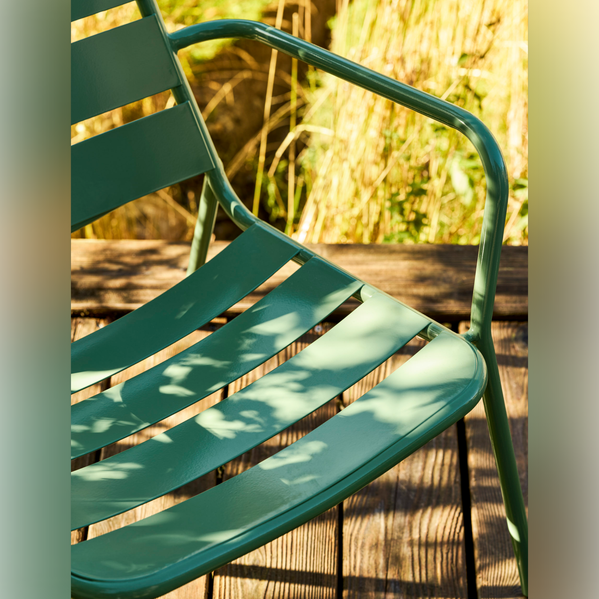 Newbridge Outdoor Armchair Bistro Set – Powder Coated Steel