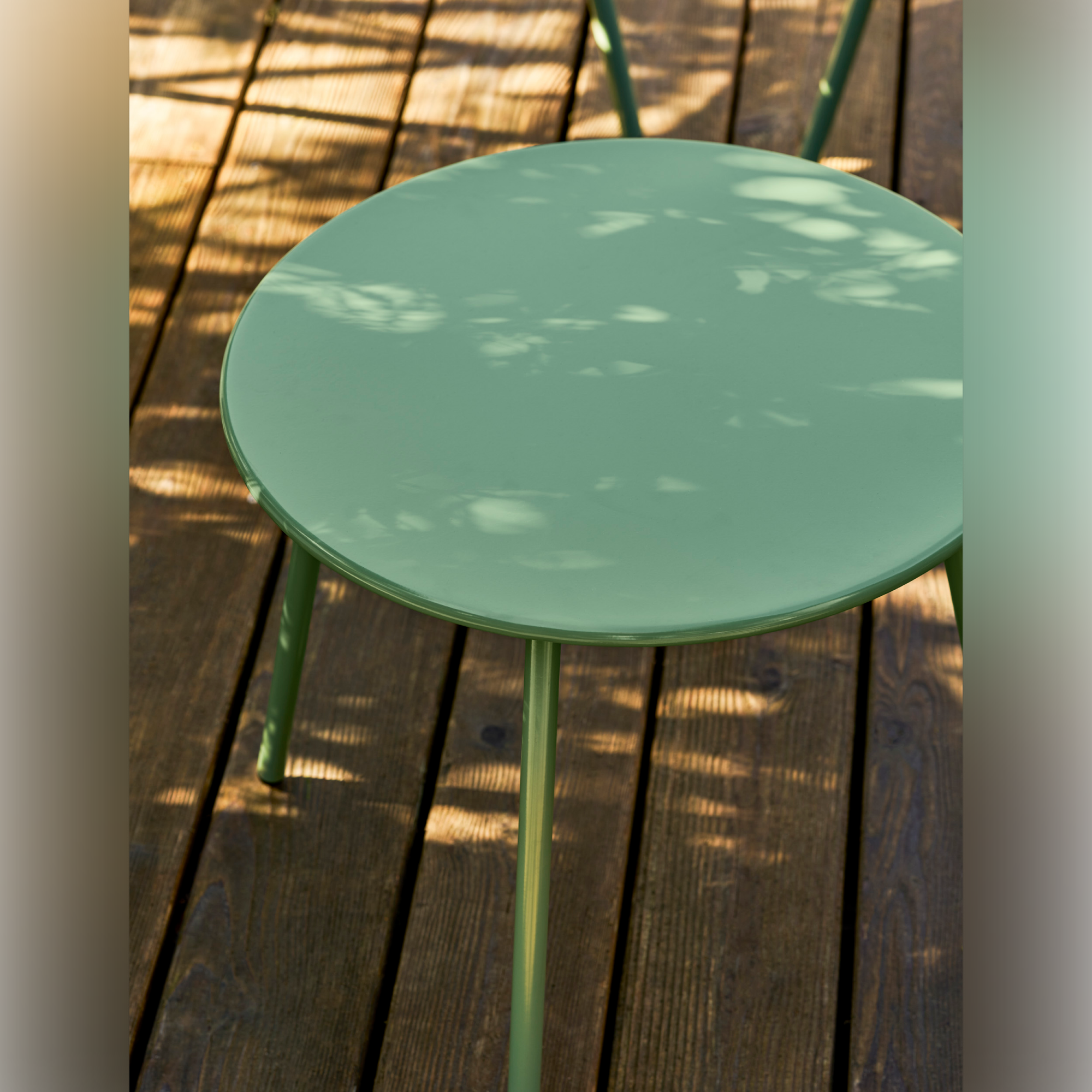 Newbridge Outdoor Armchair Bistro Set – Powder Coated Steel