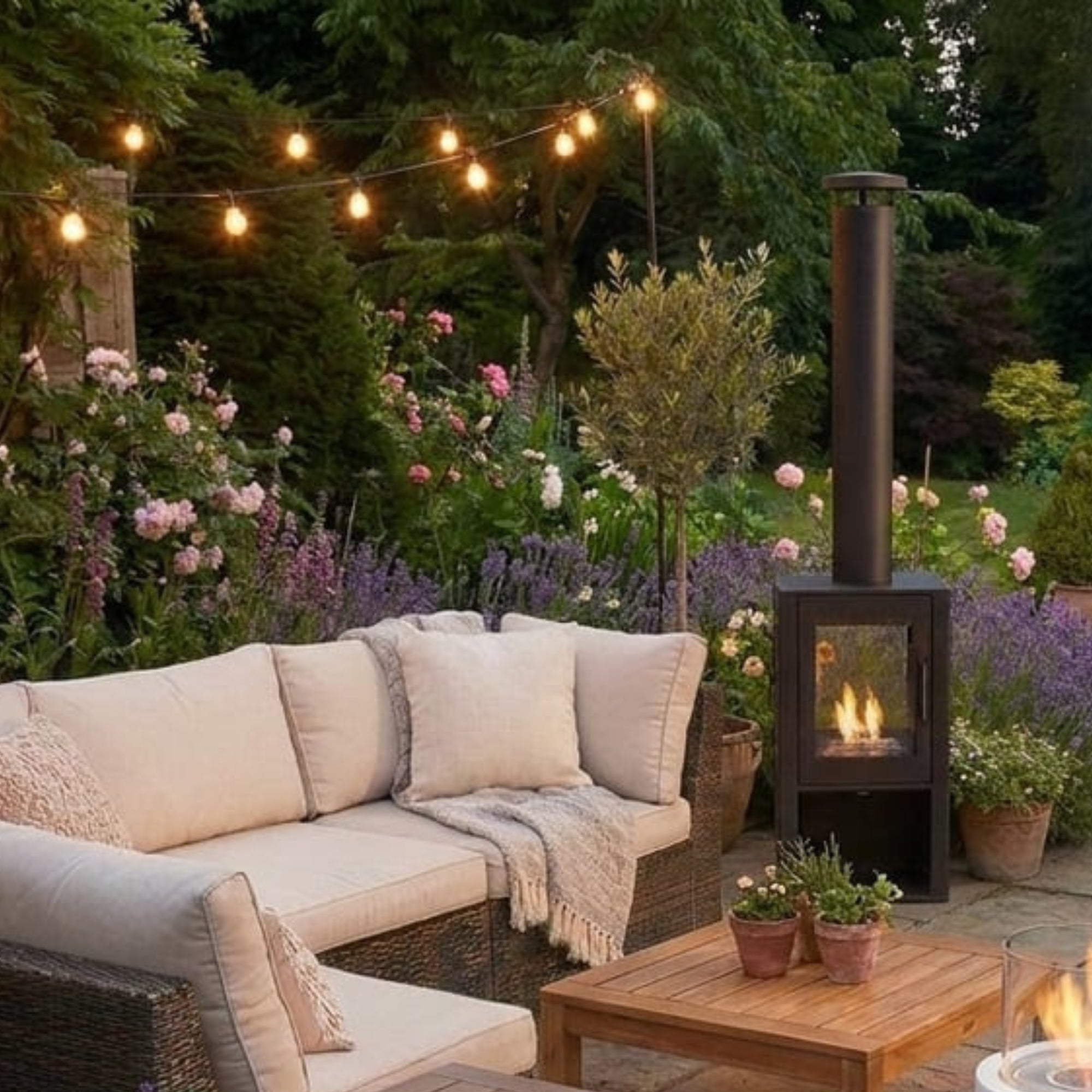 ScandiFlames Natura Outdoor Bioethanol Fireplace