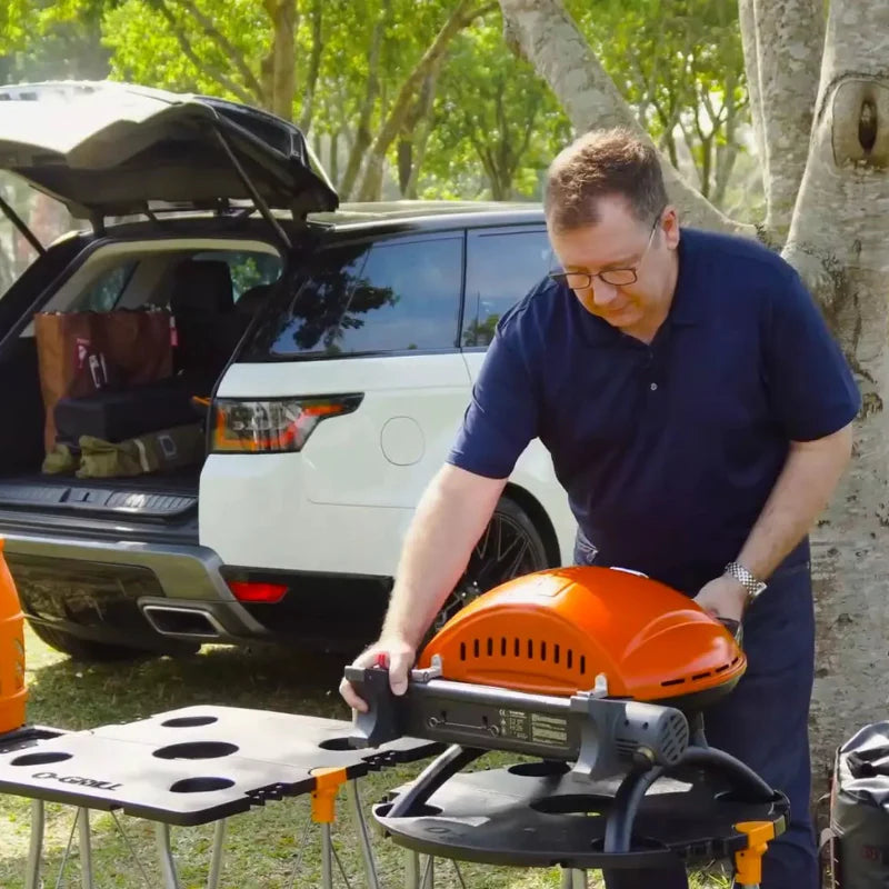 O-GRILL 900 – Orange Portable Gas Grill