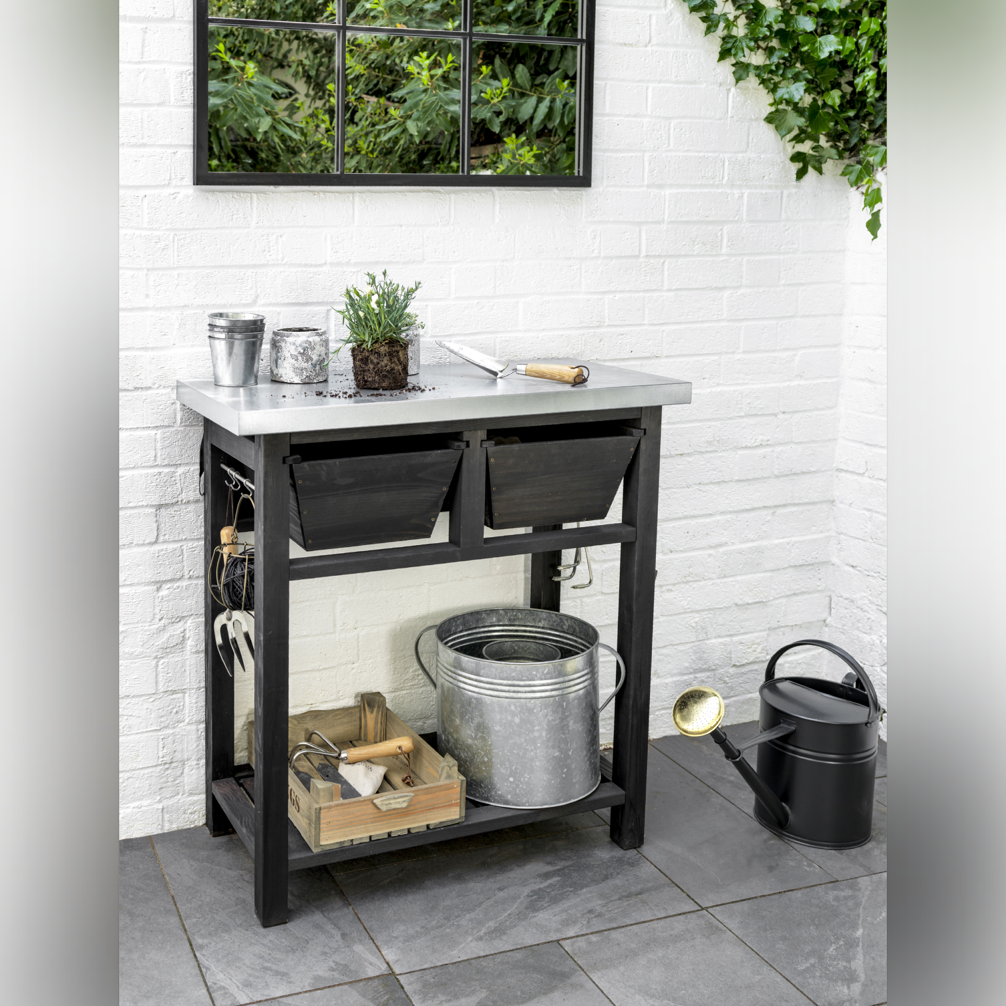 Moreton Potting Bench in Black Spruce