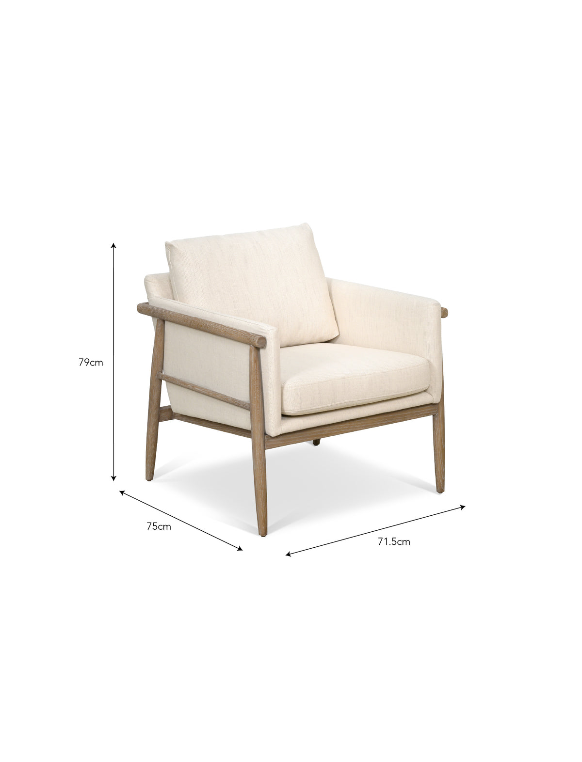 Kennington Armchair – Ash Wood