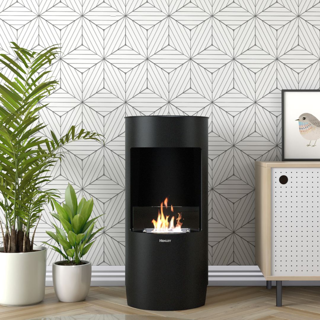 Henley Paris Freestanding Bioethanol Stove – Black or White