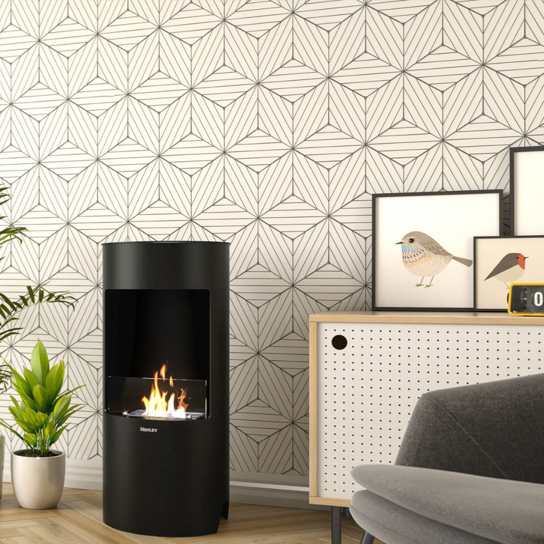 Henley Paris Freestanding Bioethanol Stove – Black or White