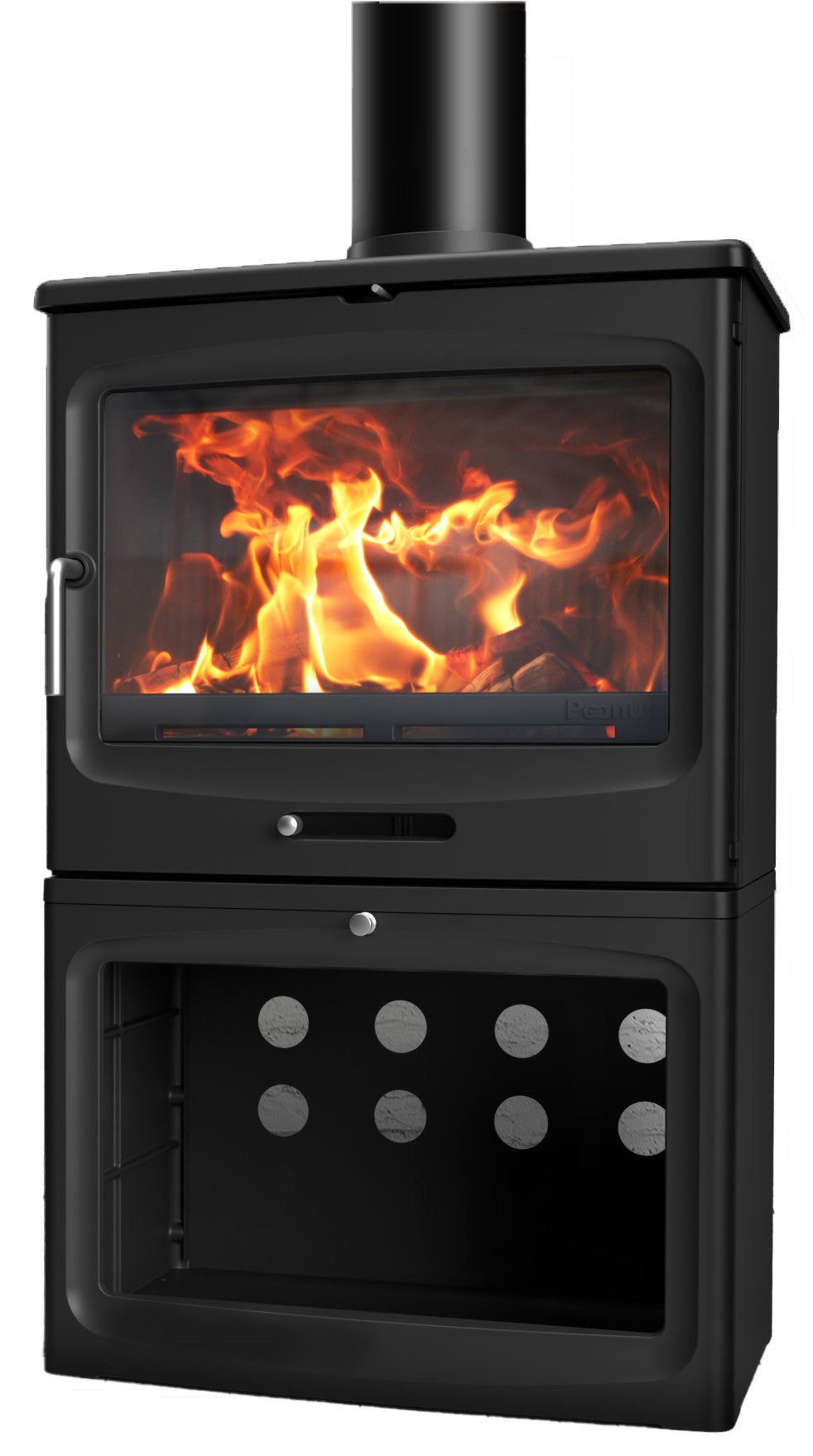 Saltfire Peanut 10 Tall Stove in Metallic Black