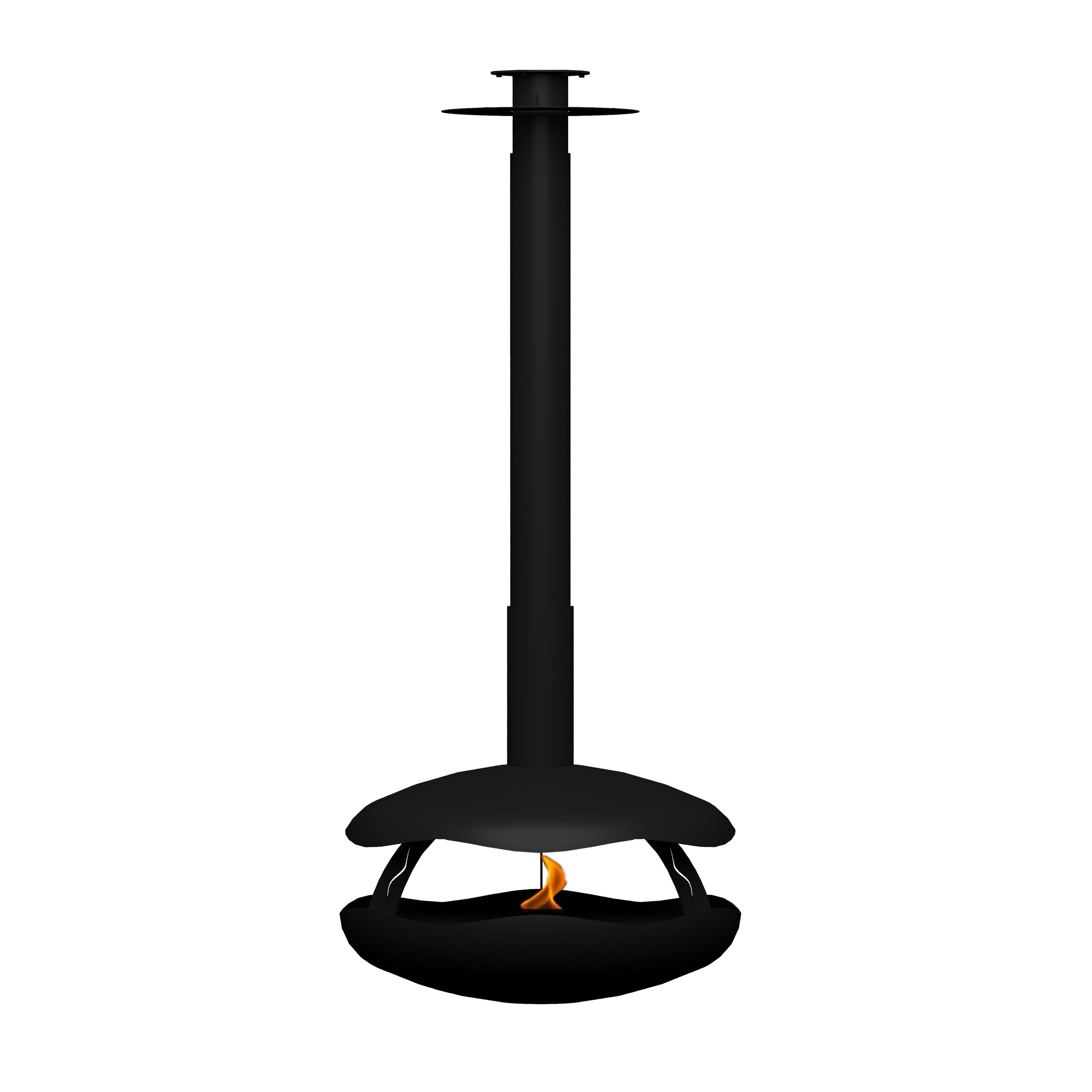 GlammFire Perola Plus Suspended Automatic Bioethanol Fireplace