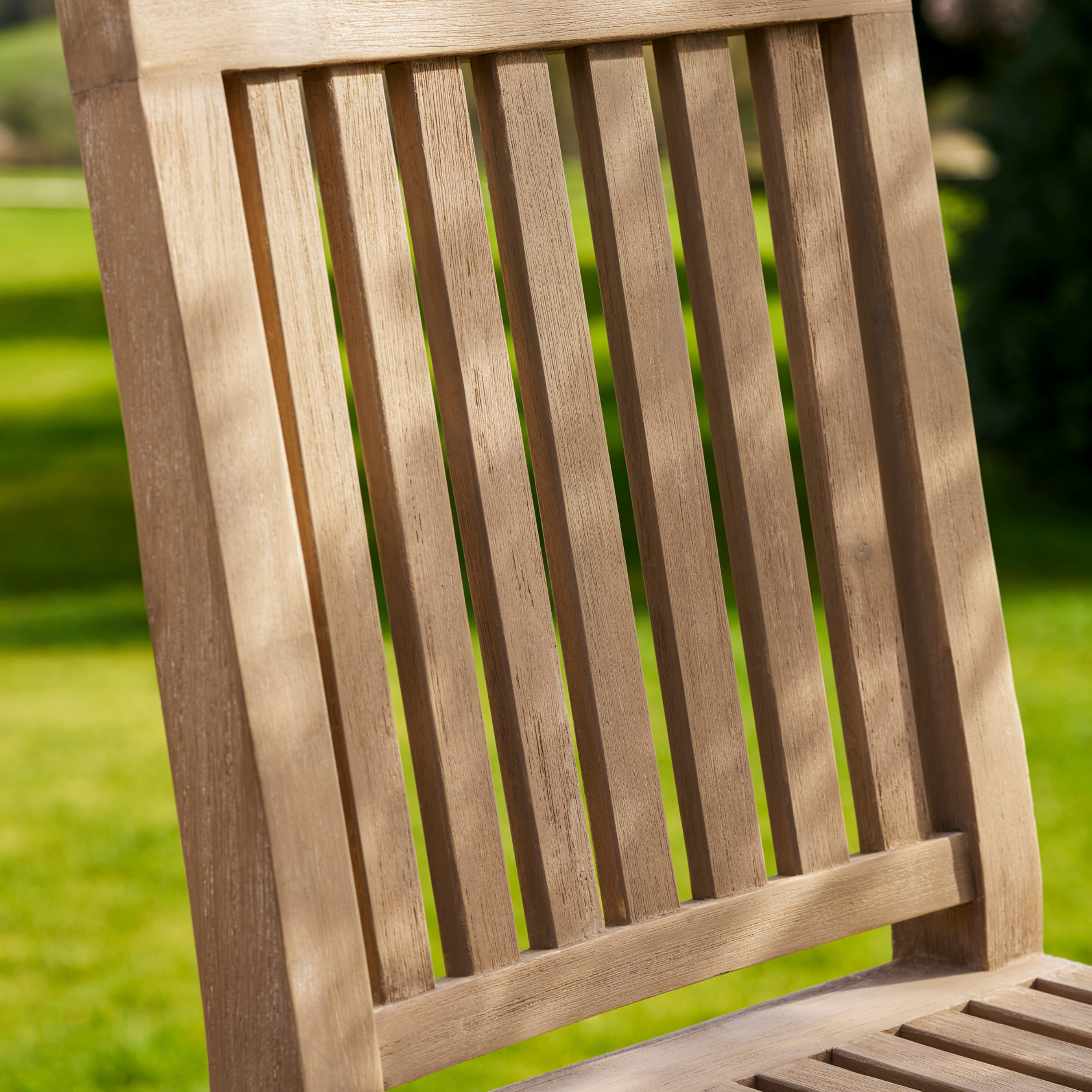Porthallow Dining Chairs – Natural Acacia Wood, Set of 2