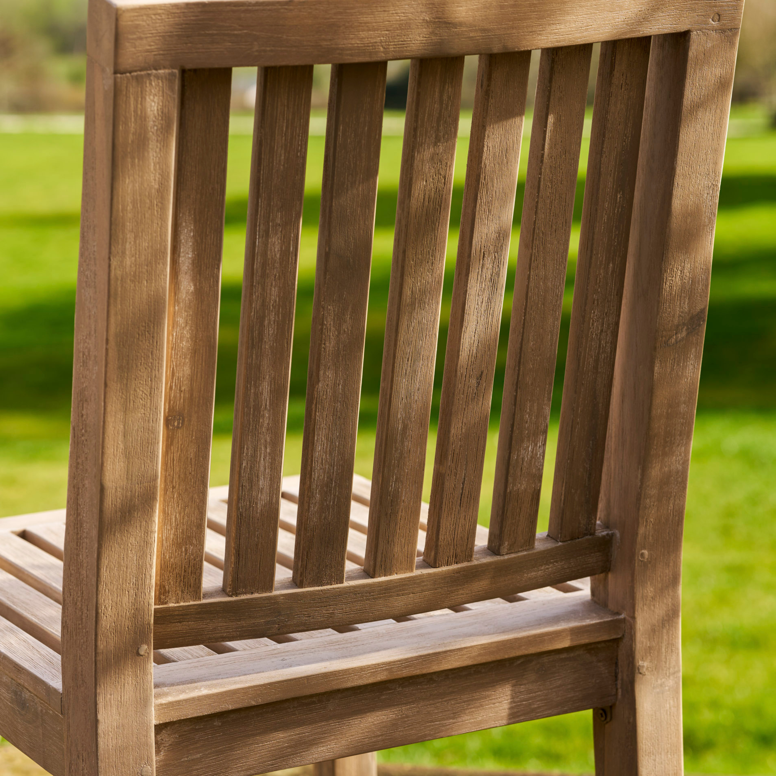 Porthallow Dining Chairs – Natural Acacia Wood, Set of 2