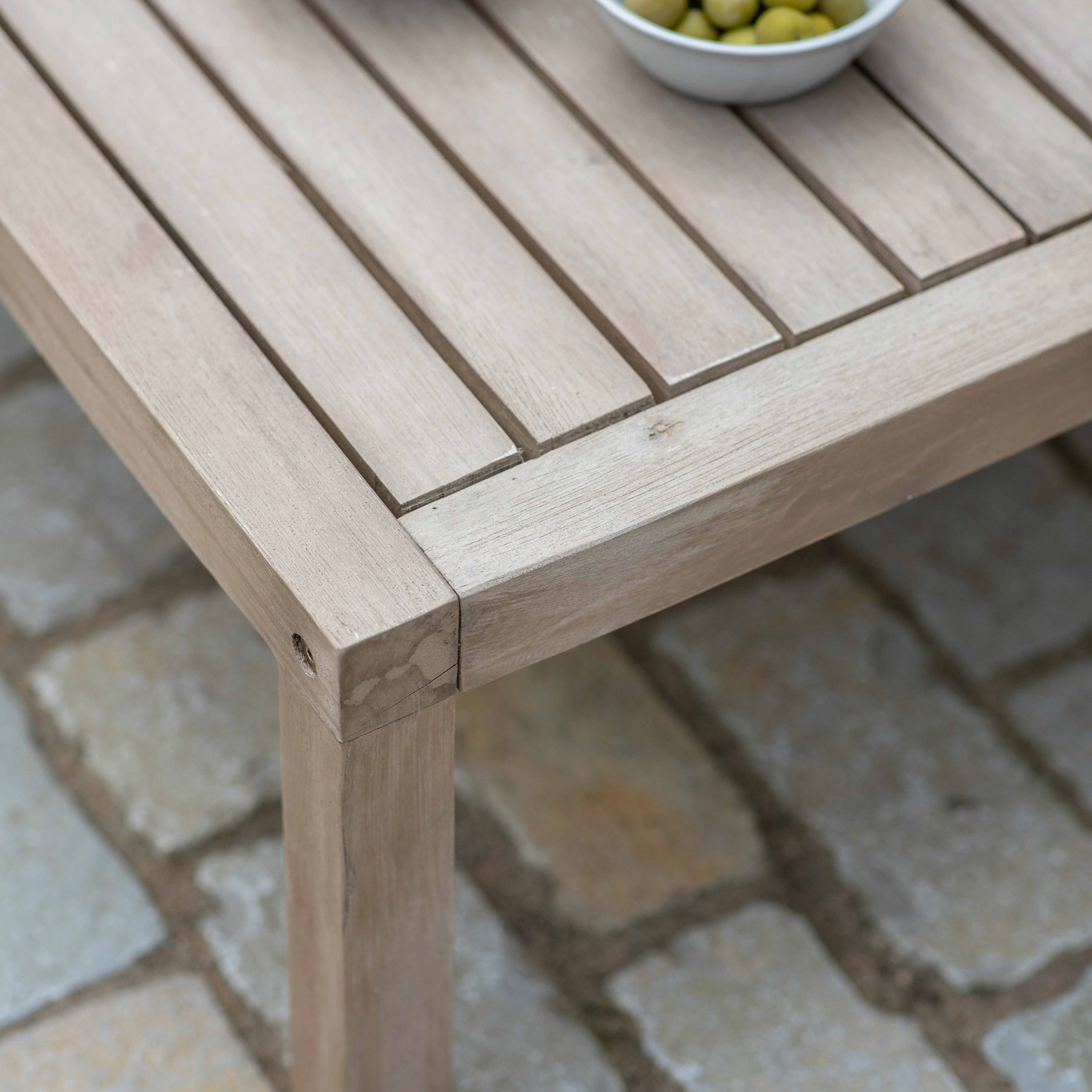 Porthallow Rectangular Coffee Table – Natural Acacia Wood