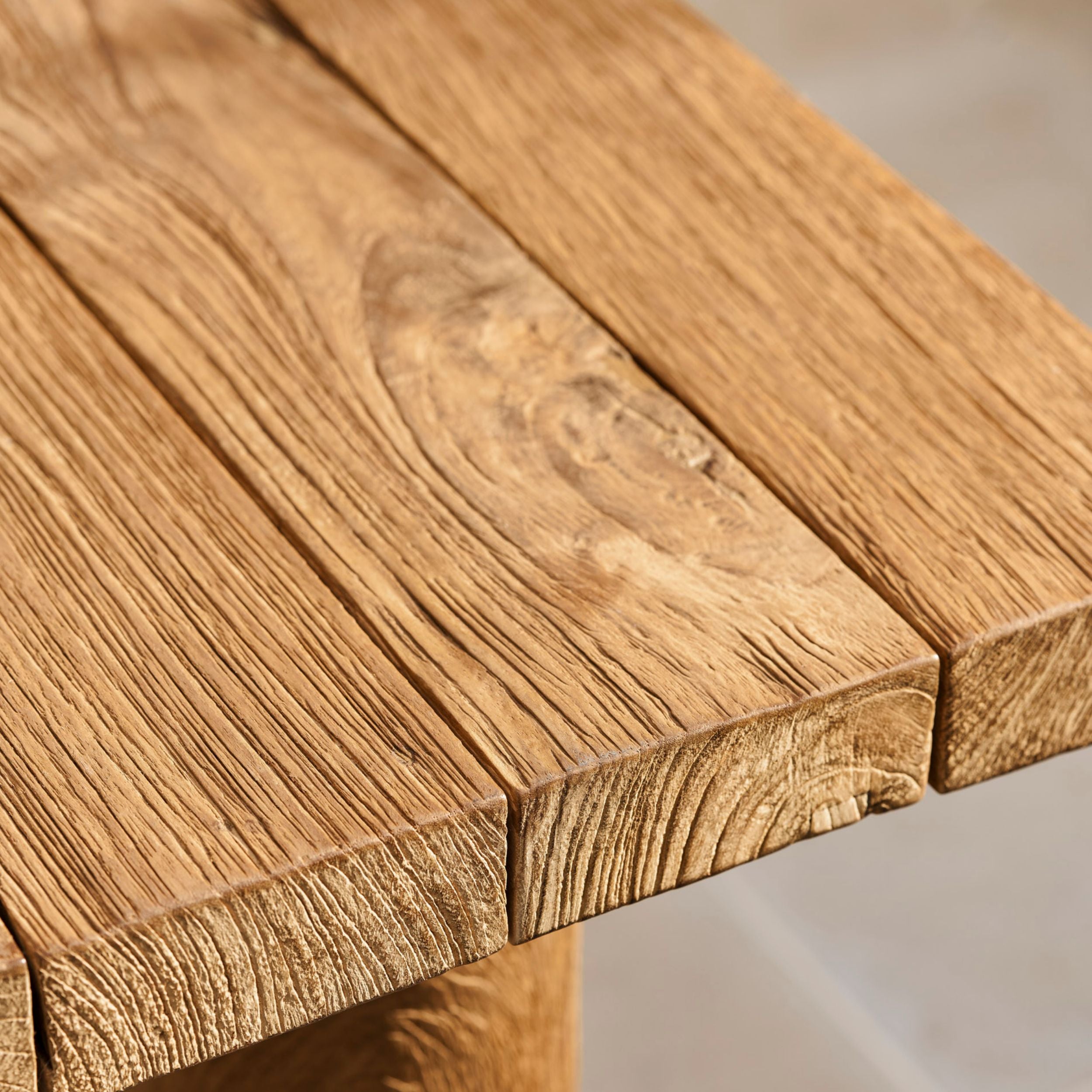 Radcot Rectangular Outdoor Dining Table – Reclaimed Teak