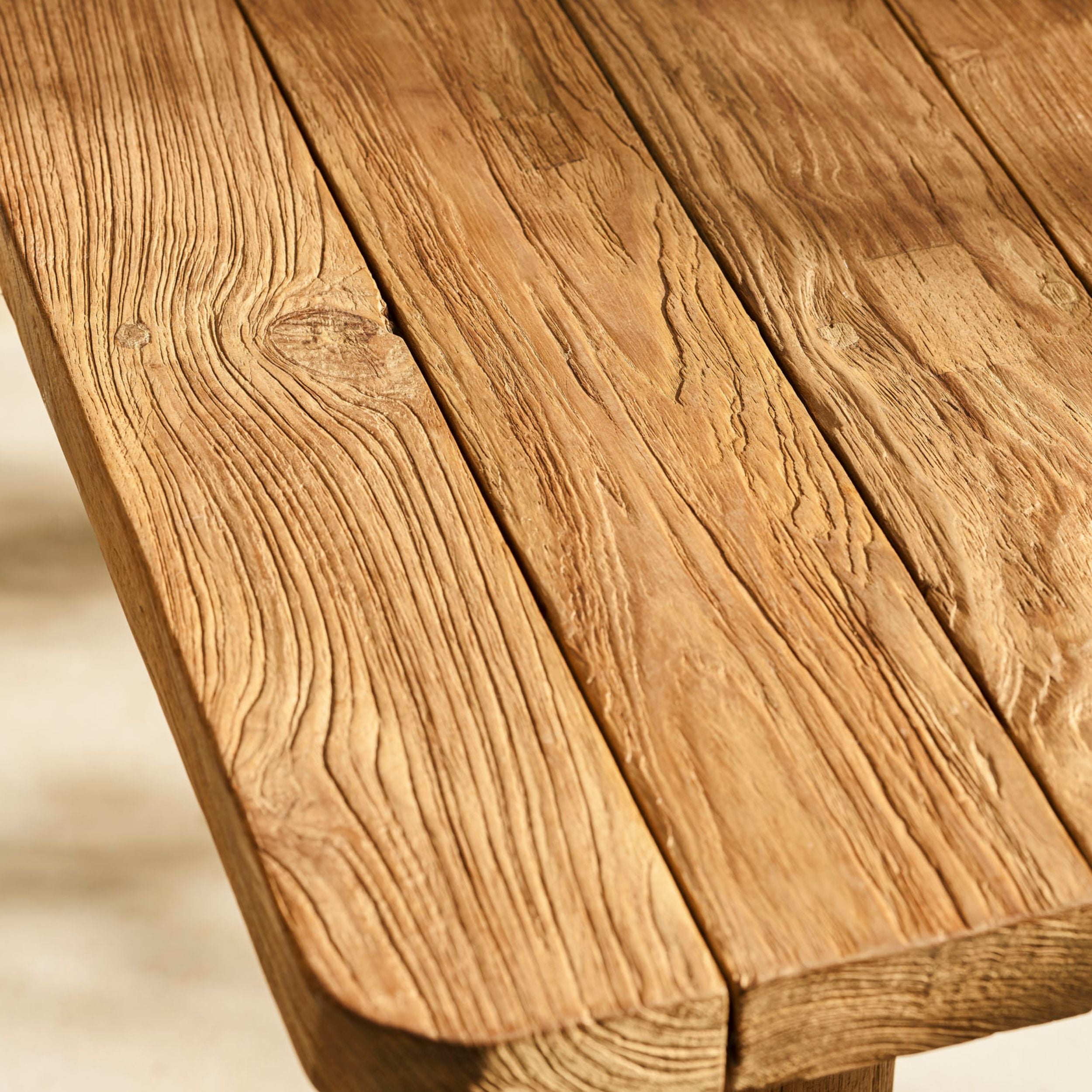 Radcot Rectangular Outdoor Dining Table – Reclaimed Teak