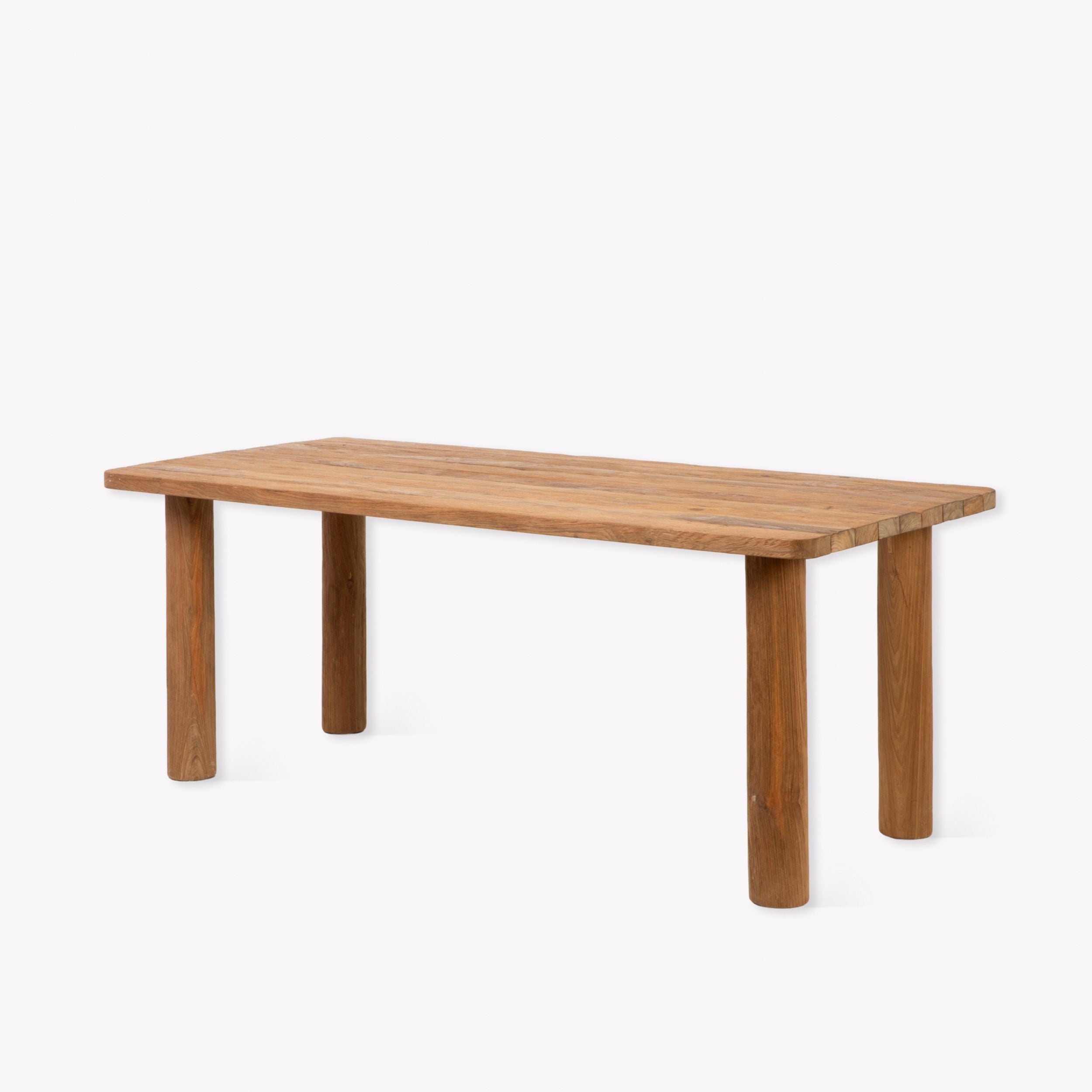 Radcot Rectangular Outdoor Dining Table – Reclaimed Teak