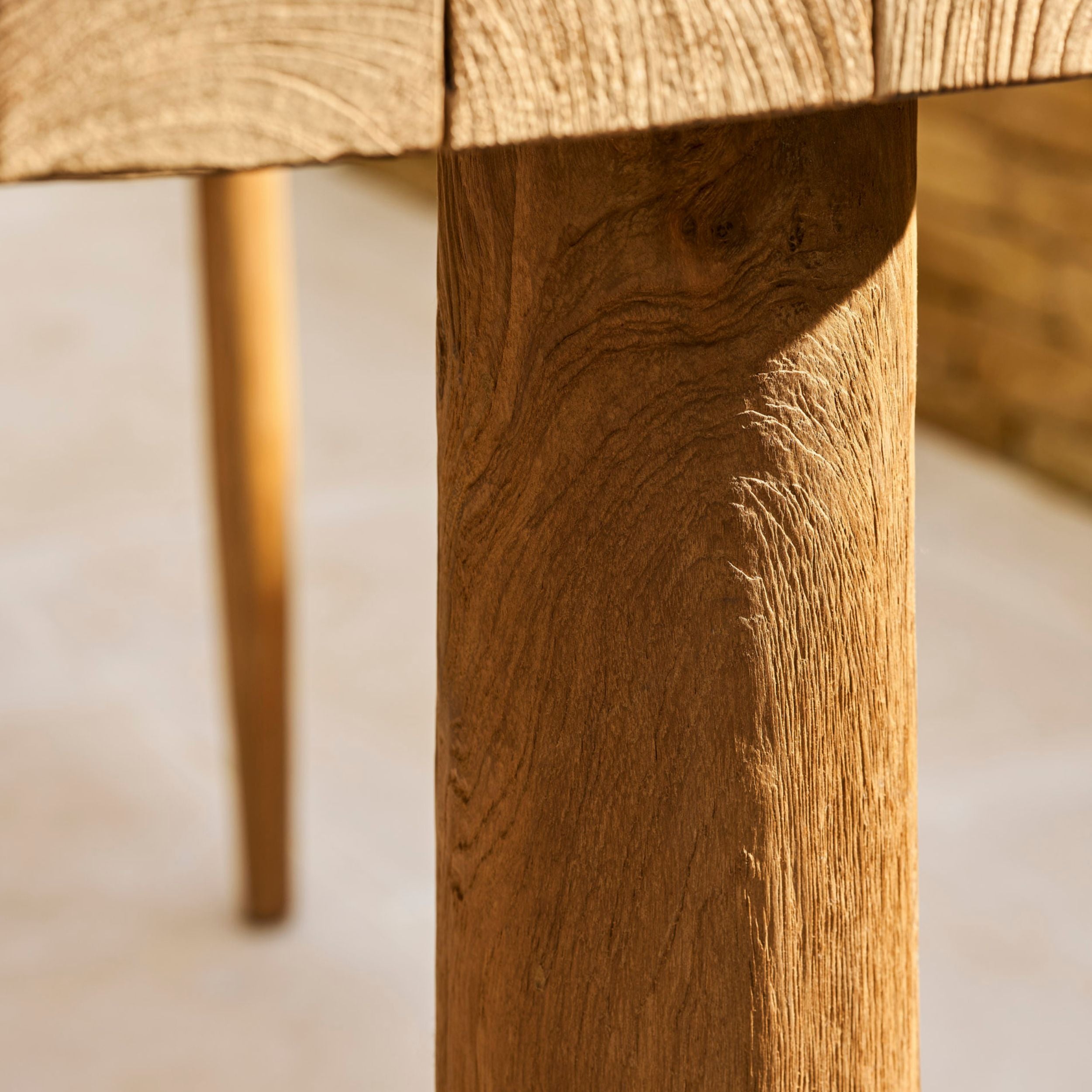 Radcot Rectangular Outdoor Dining Table – Reclaimed Teak