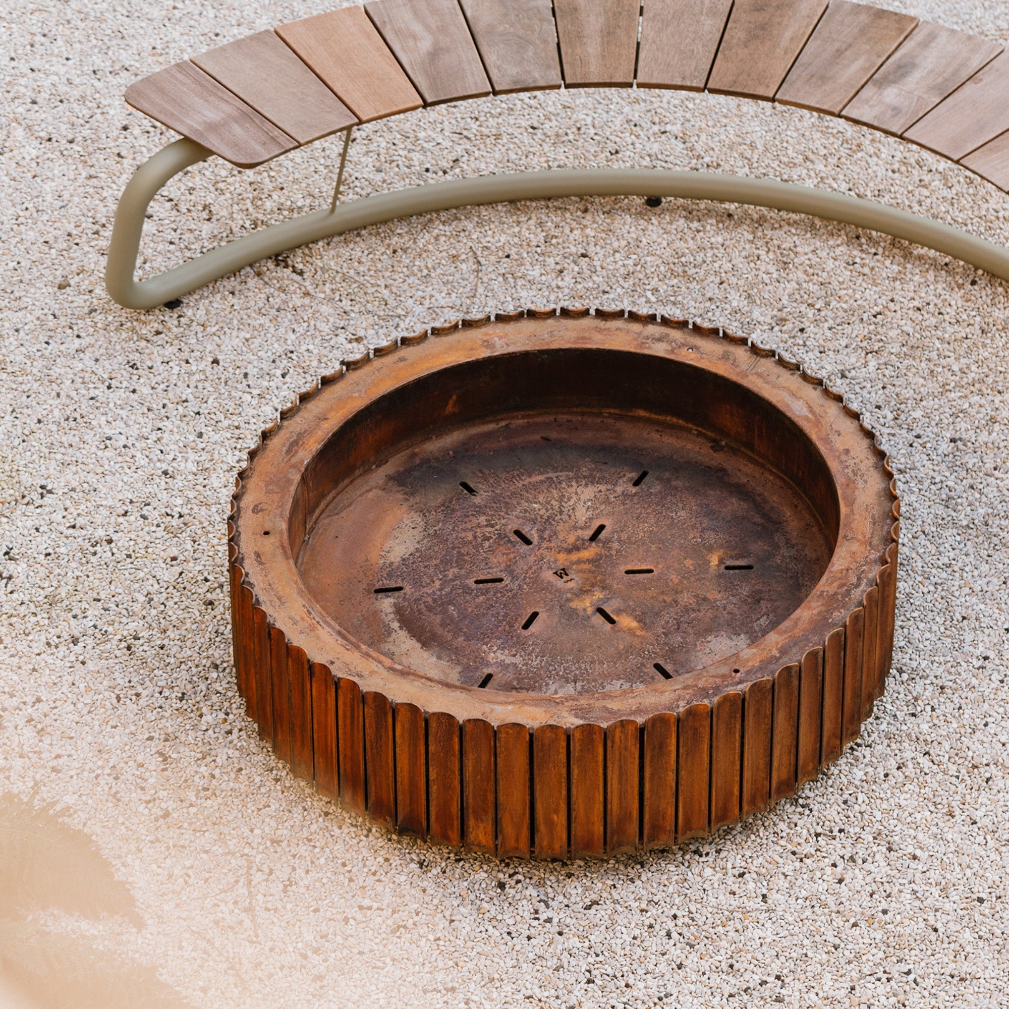 Wünder The Ring Fire Bowl – Corten Steel Outdoor Fire Pit