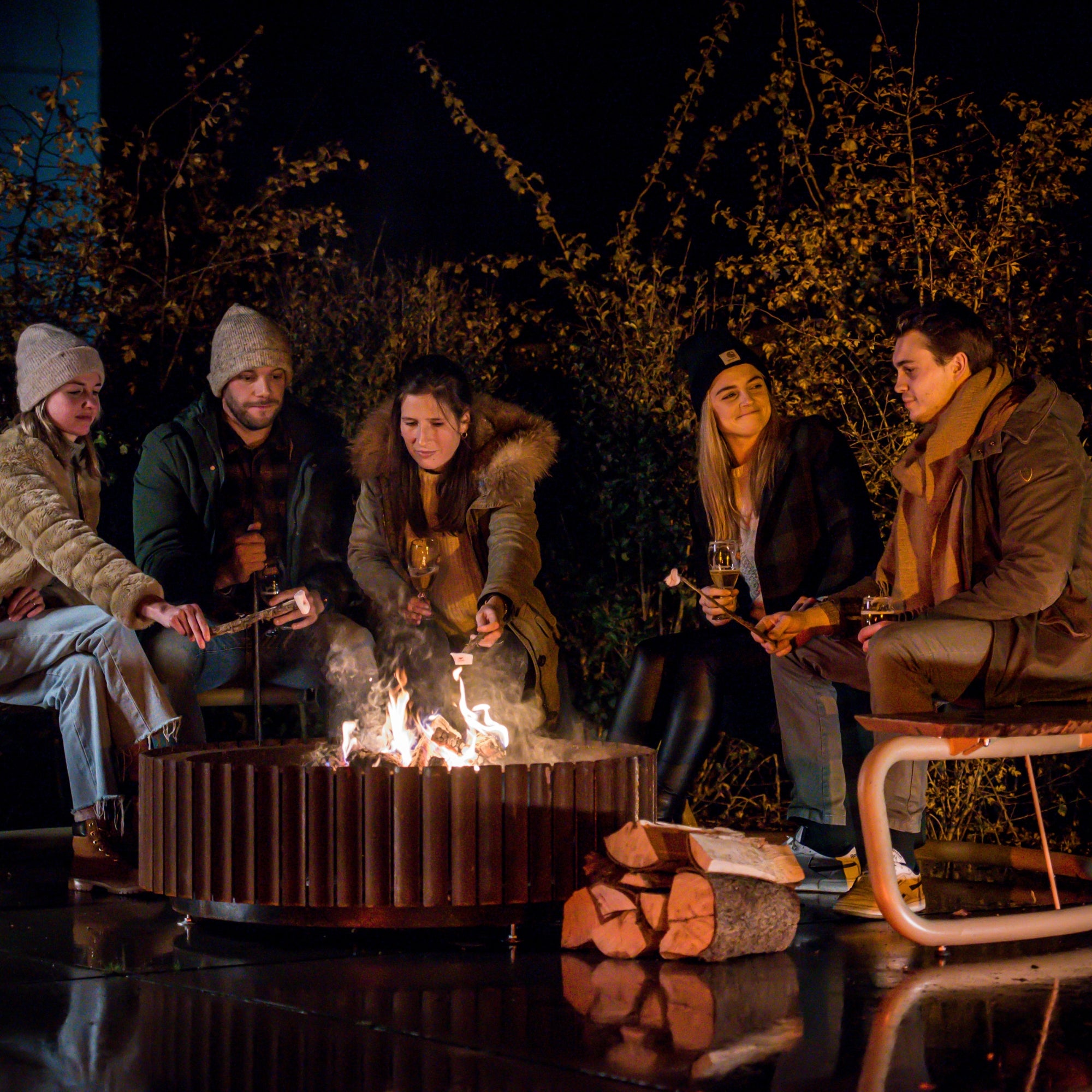 Wünder The Ring Fire Bowl – Corten Steel Outdoor Fire Pit