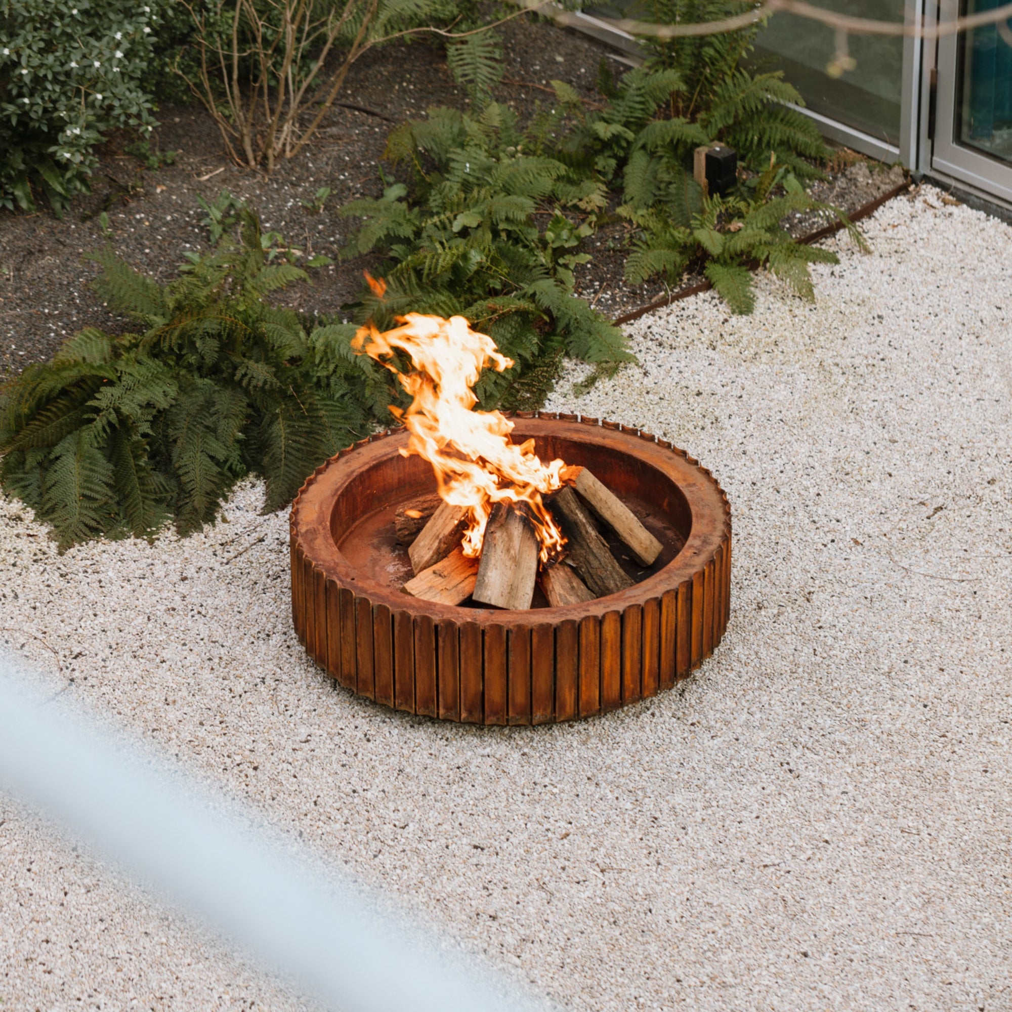 Wünder The Ring Fire Bowl – Corten Steel Outdoor Fire Pit