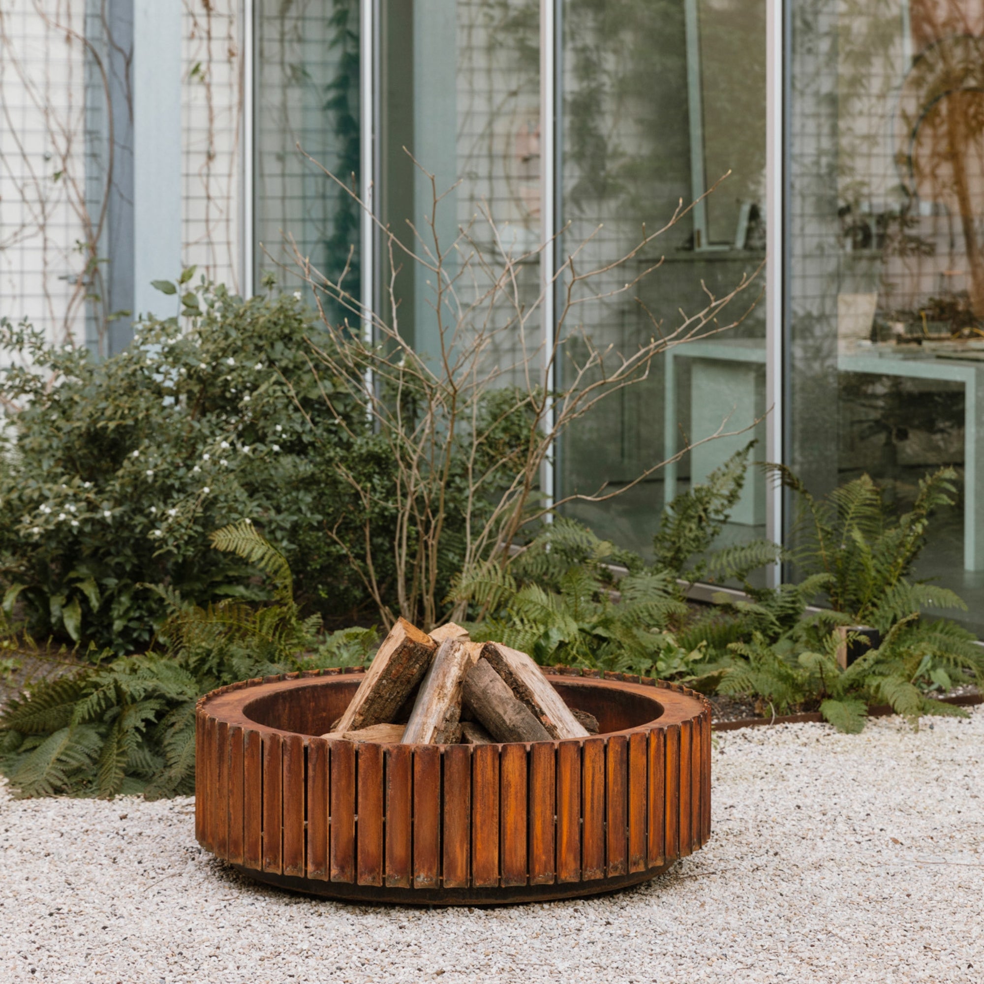 Wünder The Ring Fire Bowl – Corten Steel Outdoor Fire Pit