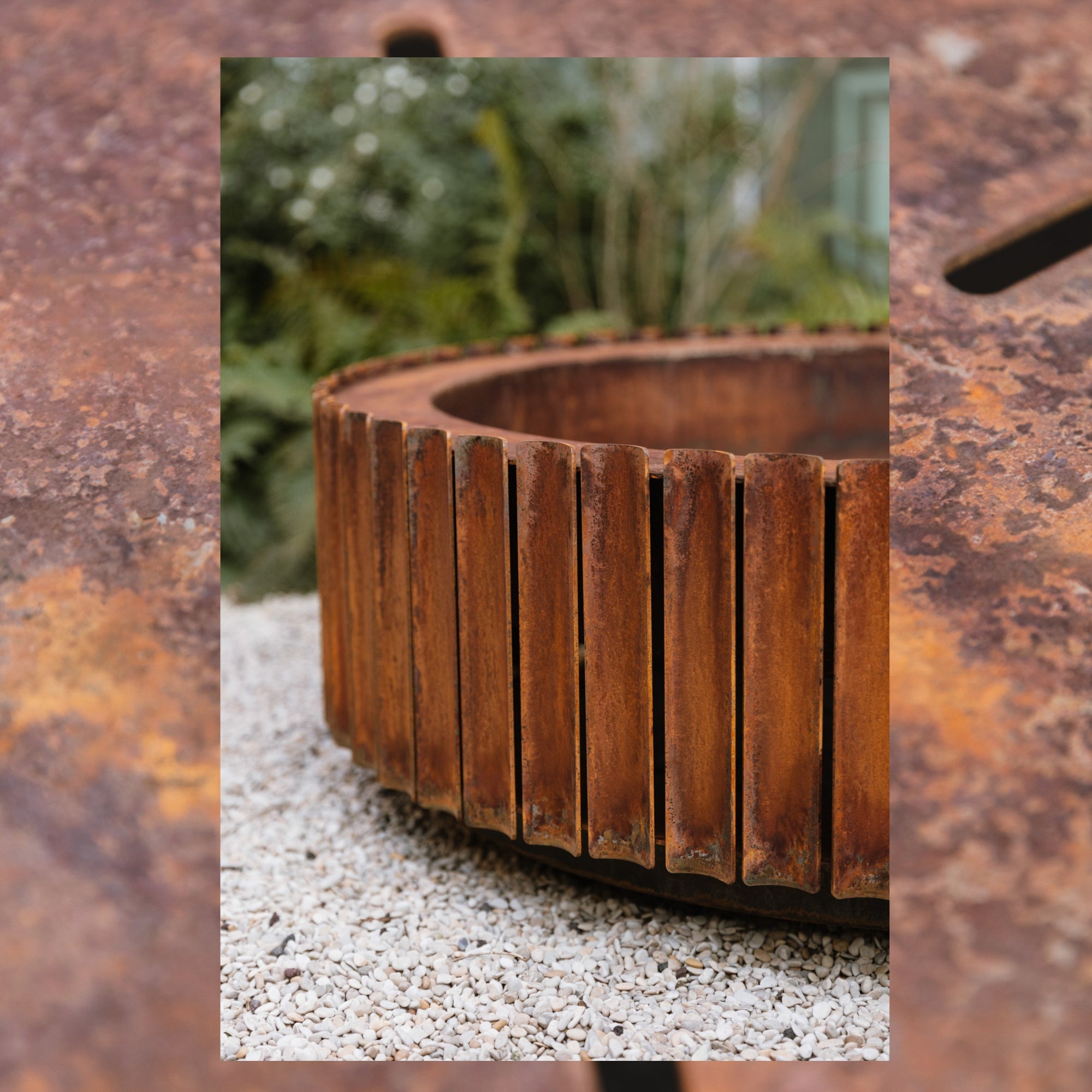 Wünder The Ring Fire Bowl – Corten Steel Outdoor Fire Pit