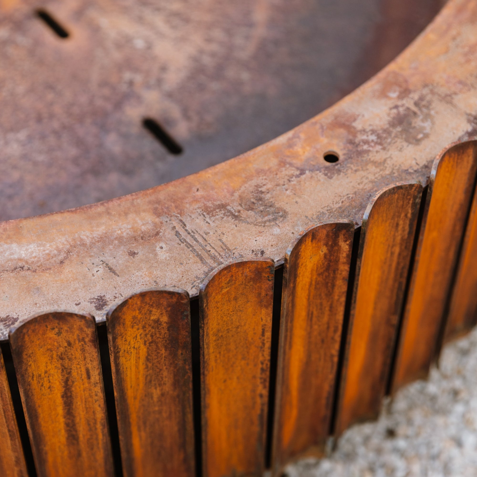 Wünder The Ring Fire Bowl – Corten Steel Outdoor Fire Pit